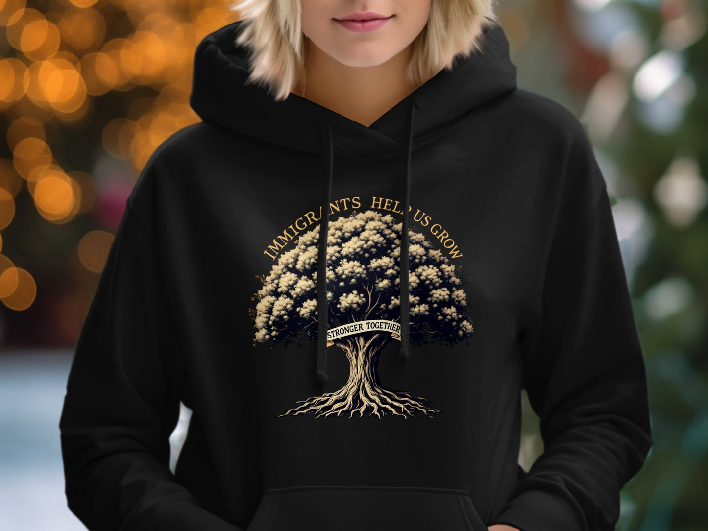 Immigrants Help Us Grow Stronger Together Hoodie product