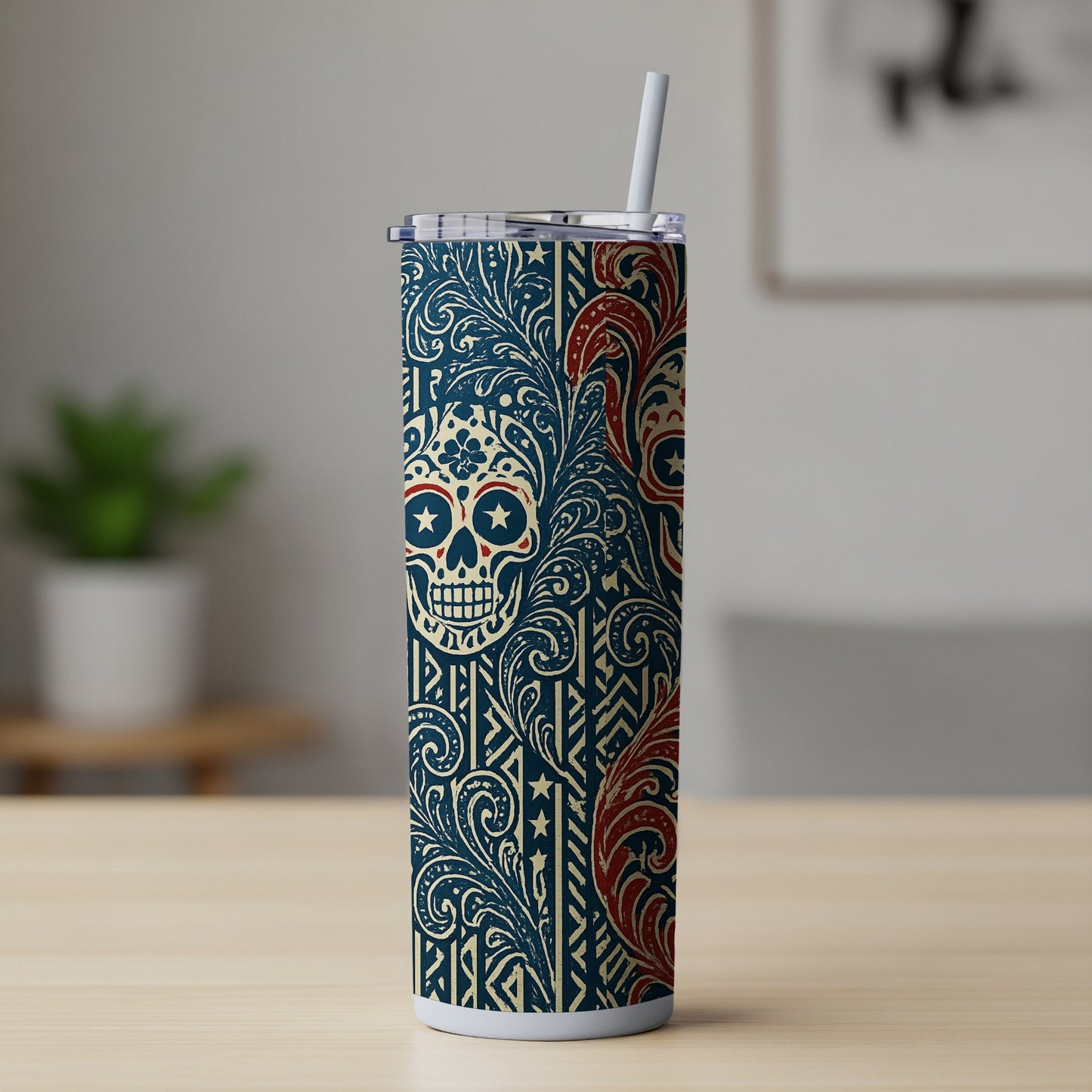 Day of the Dead Skulls Tall Tumbler product