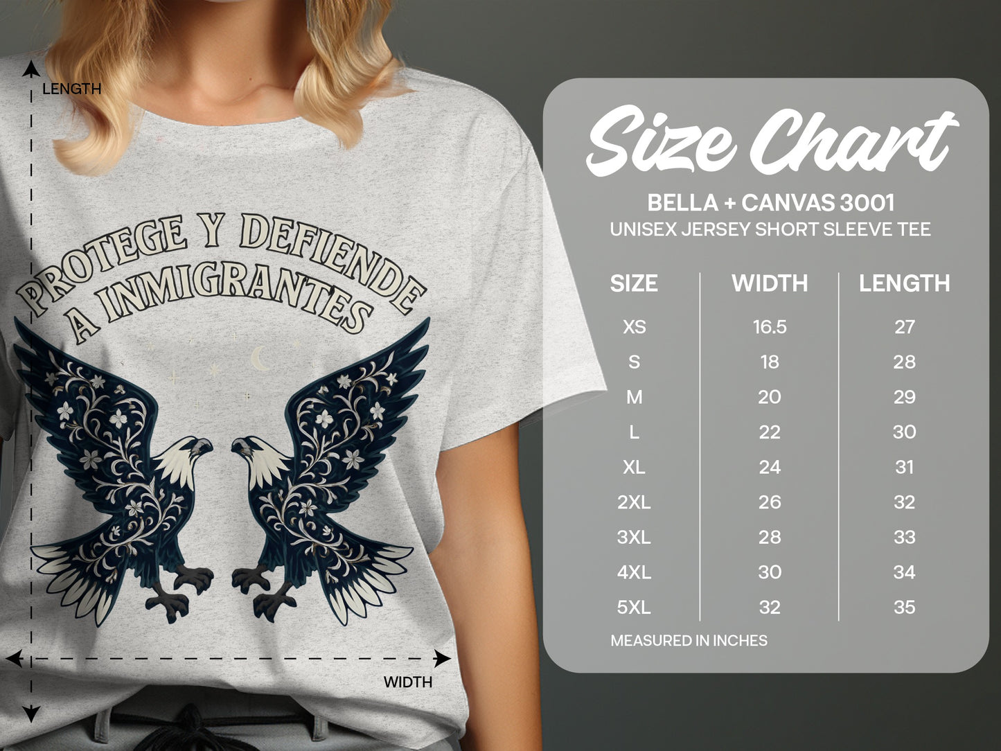 Protege Y Defiende A Inmigrantes Graphic Tee product type