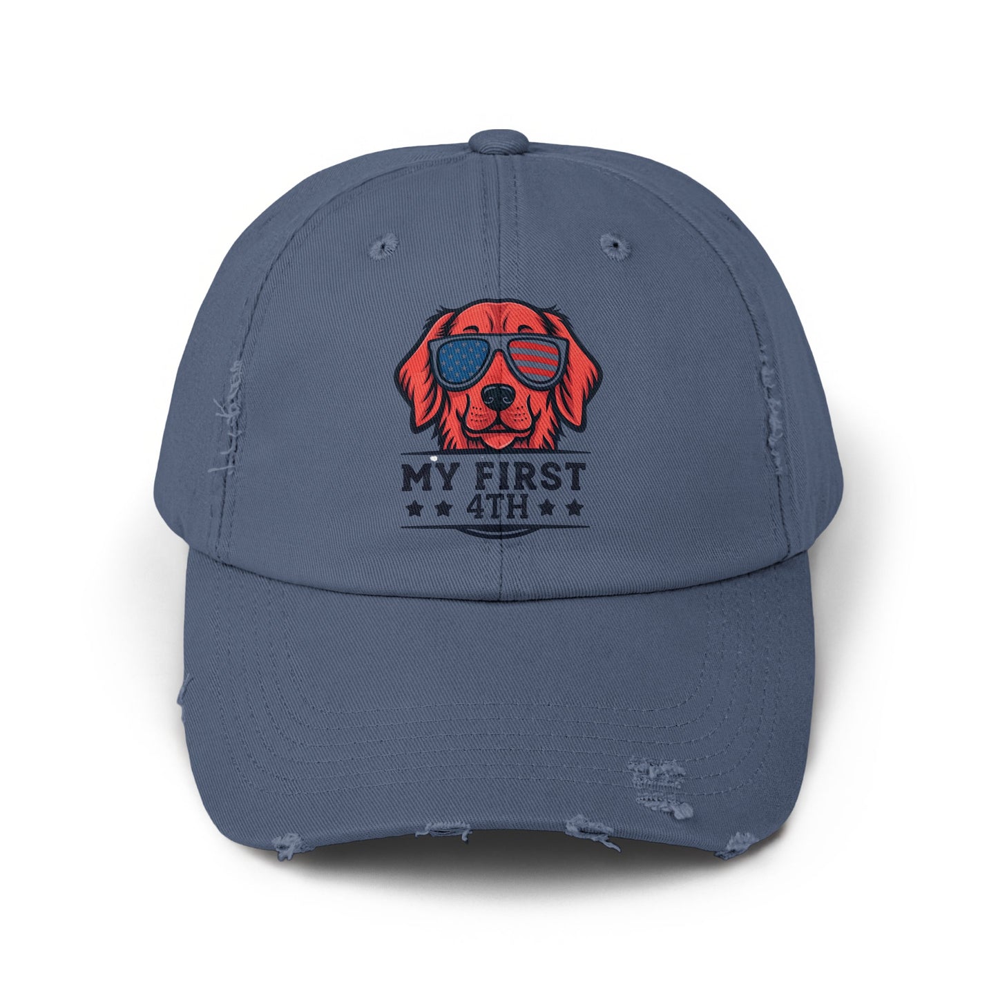 My First 4th Dog Sunglasses Embroidered Hat product