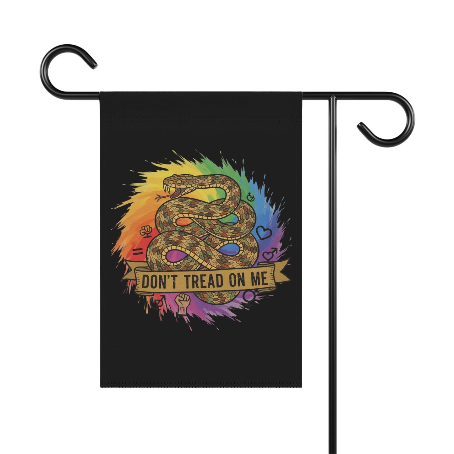 Don't Tread On Me Rainbow Snake Flag product