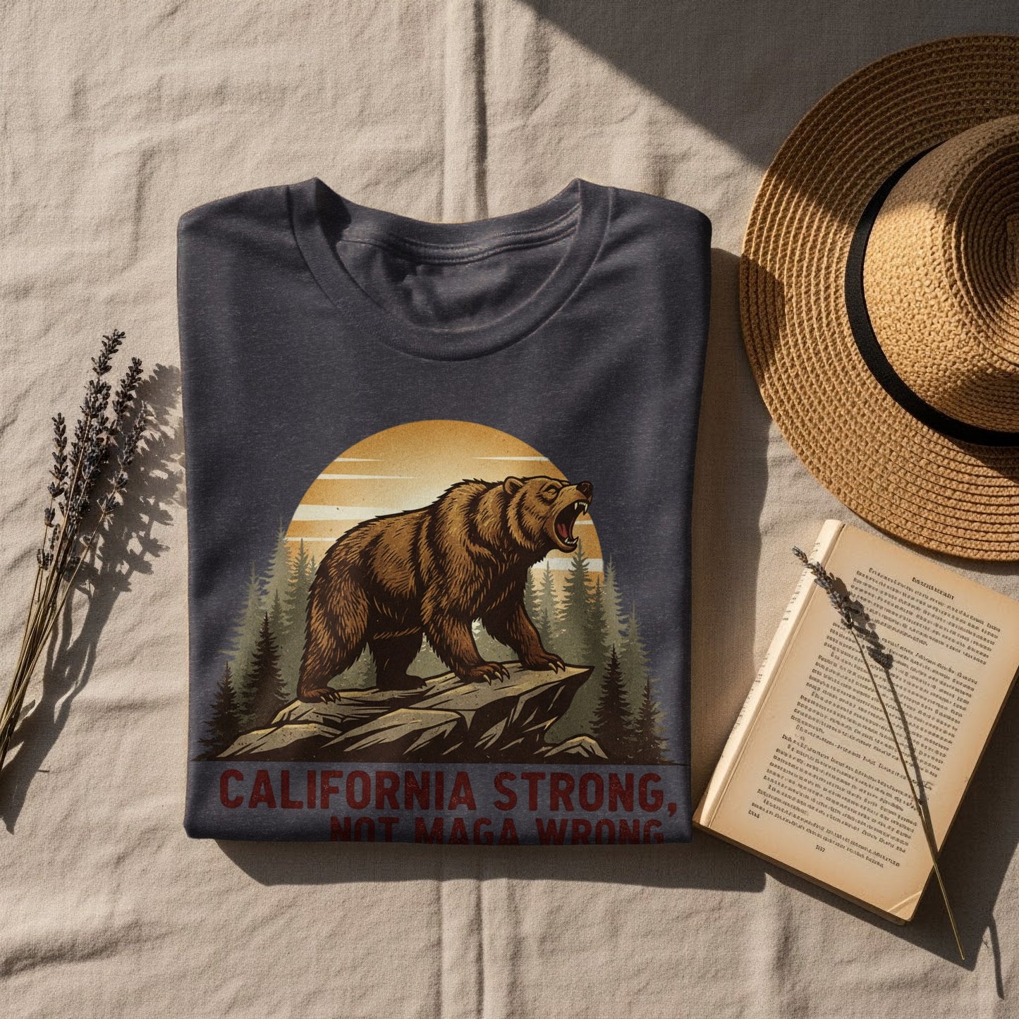 California Strong Not Maga Wrong T-shirt product type