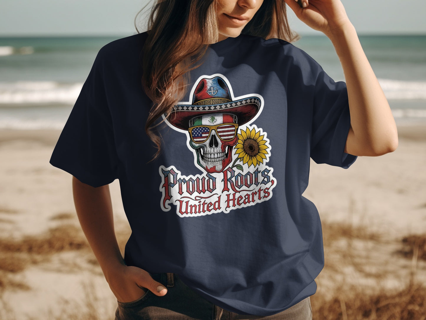 Proud Roots United Hearts Skull Graphic Tee product