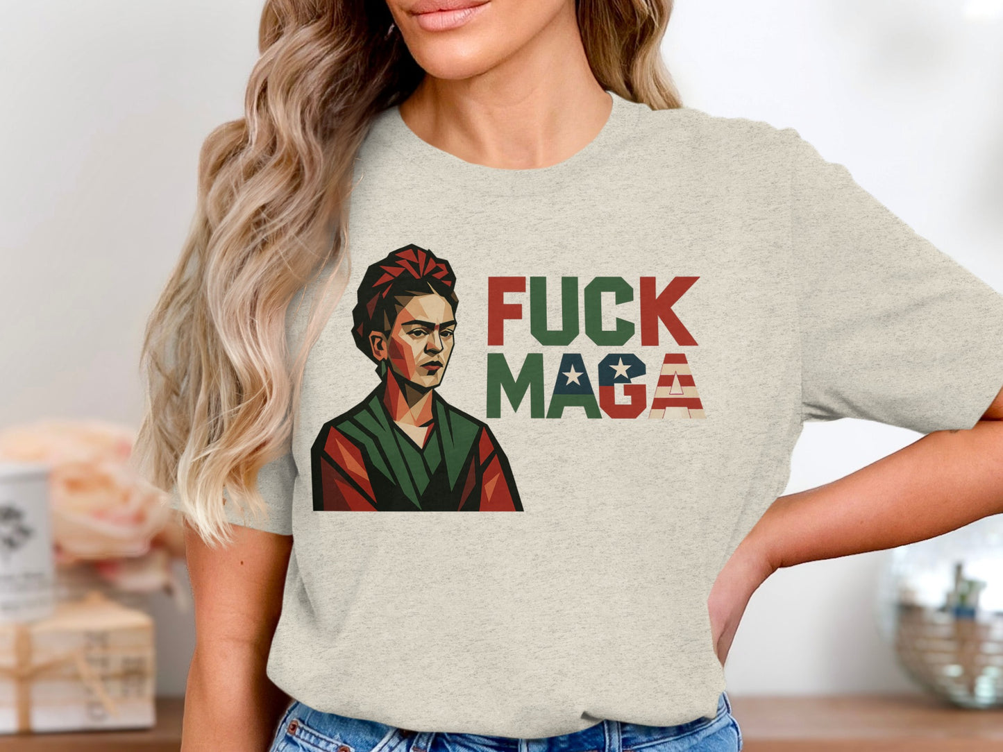 Bold Statement Fuck MAGA Graphic Tee product