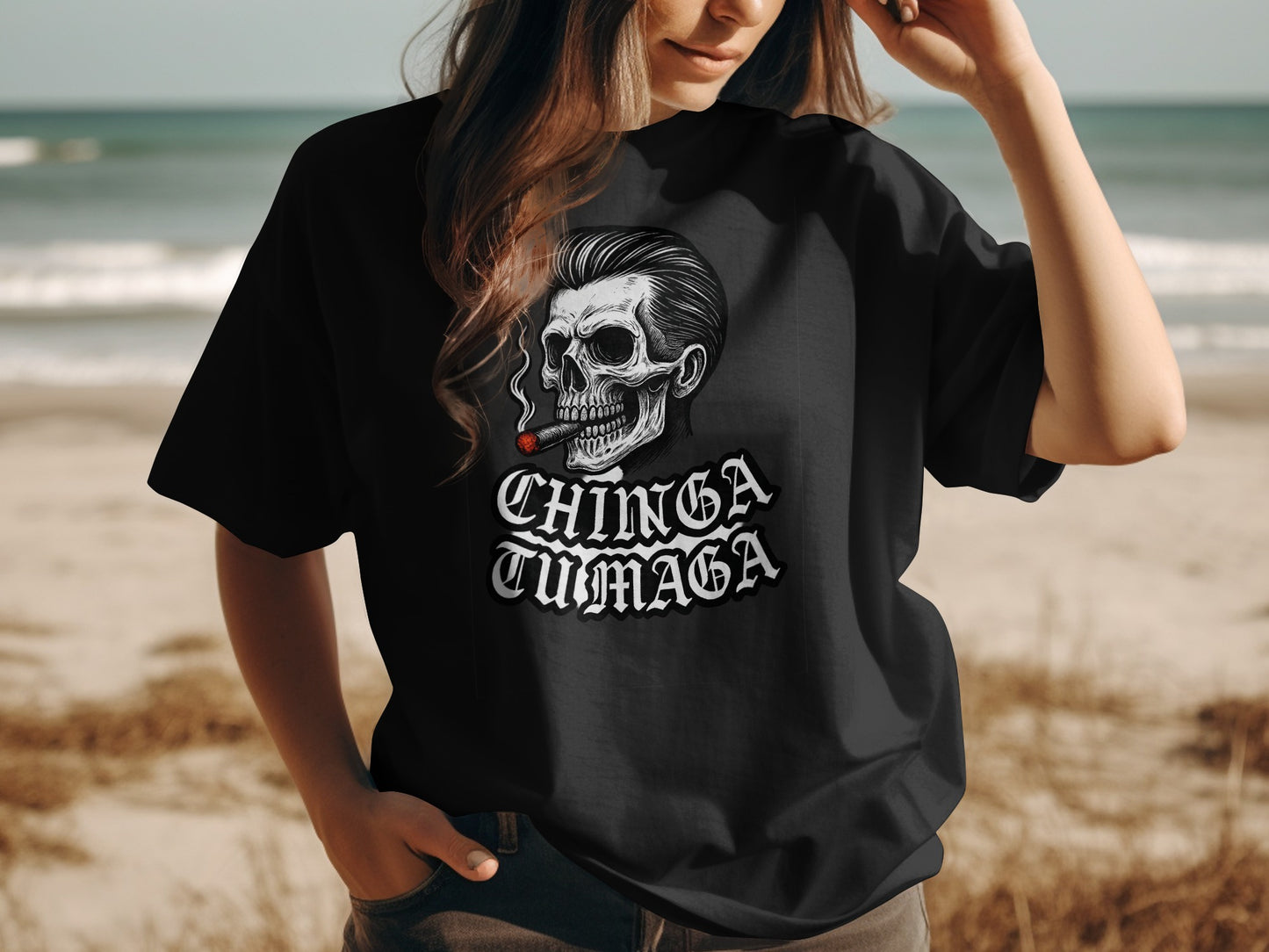Chinga Tu Maga Unique Graphic Casual Statement Shirt product type