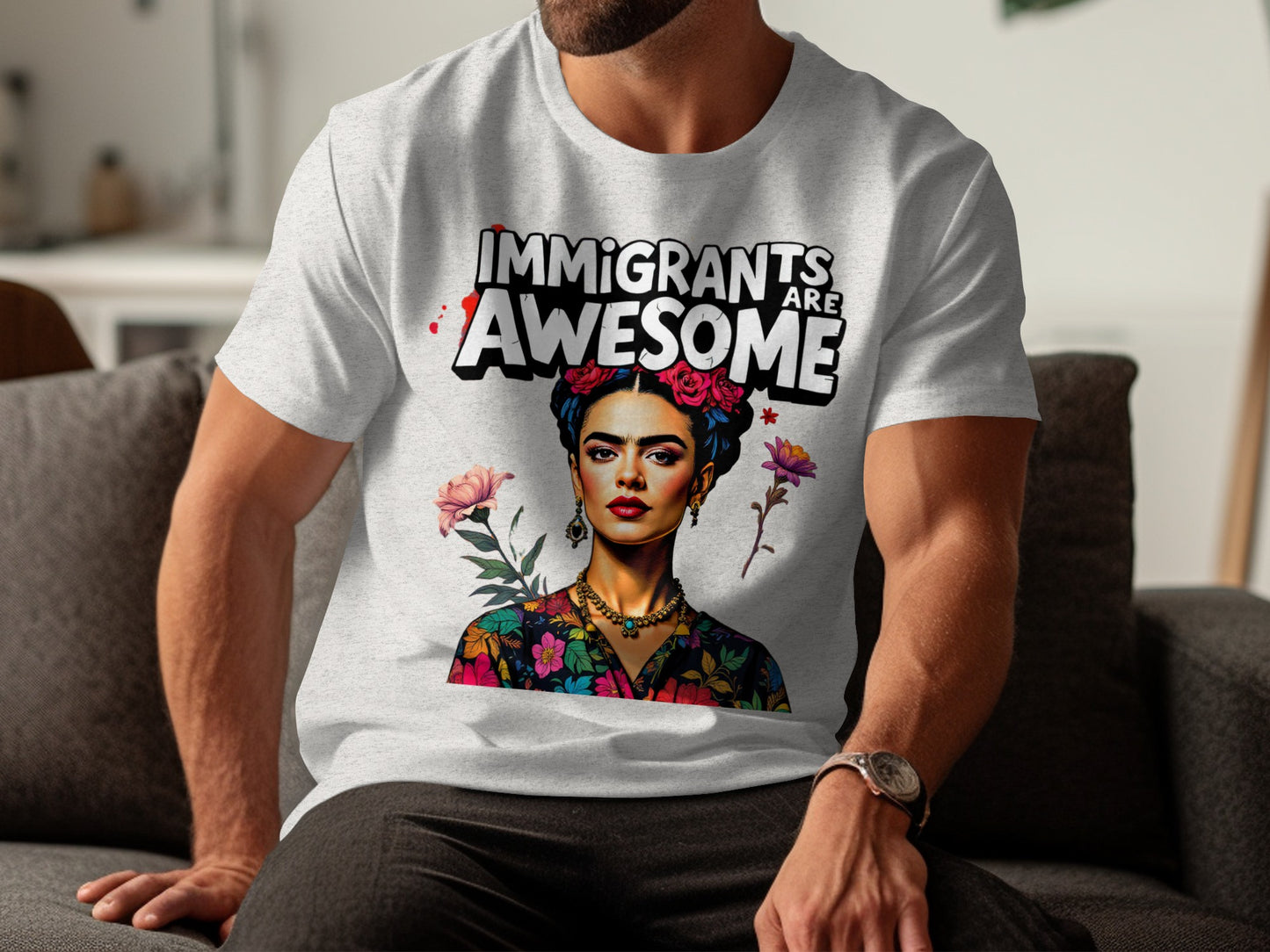 Immigrants Are Awesome Graphic T-Shirt product type