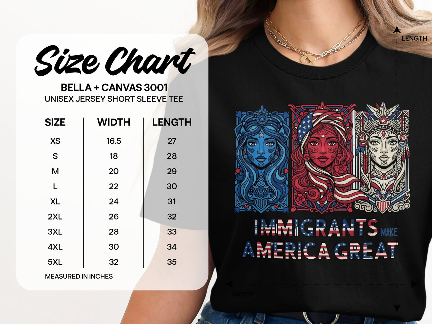 Immigrants Make America Great Graphic Tee