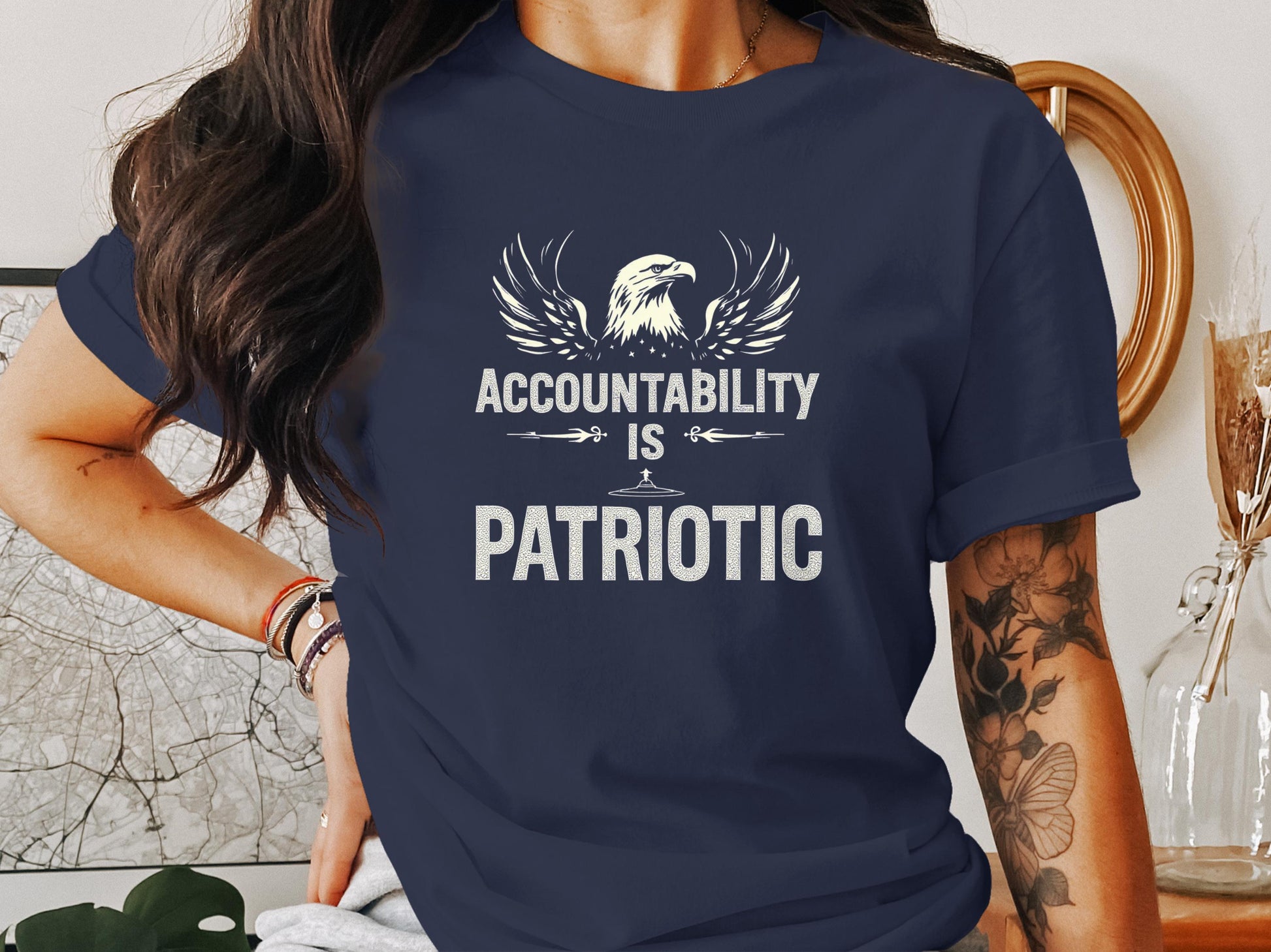 Accountability Is Patriotic Graphic Shirt product