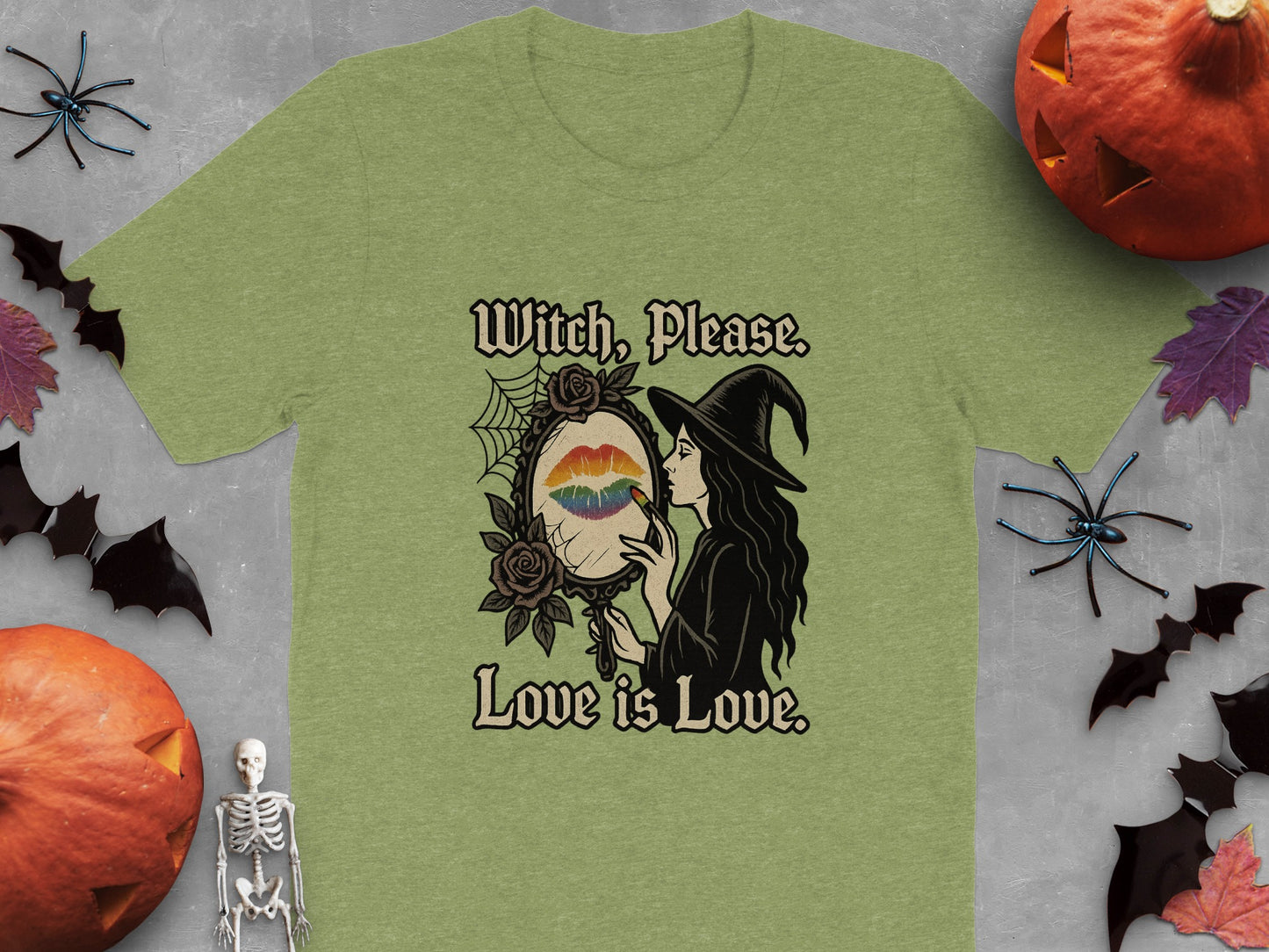 Witch Please Love is Love Graphic T-Shirt product type