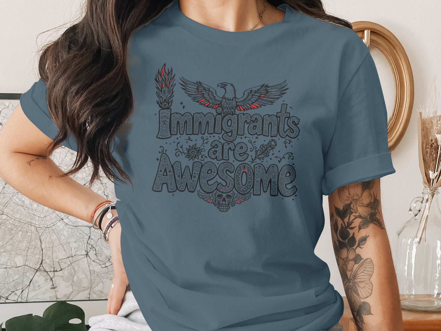 Immigrants Are Awesome Graphic T-Shirt product