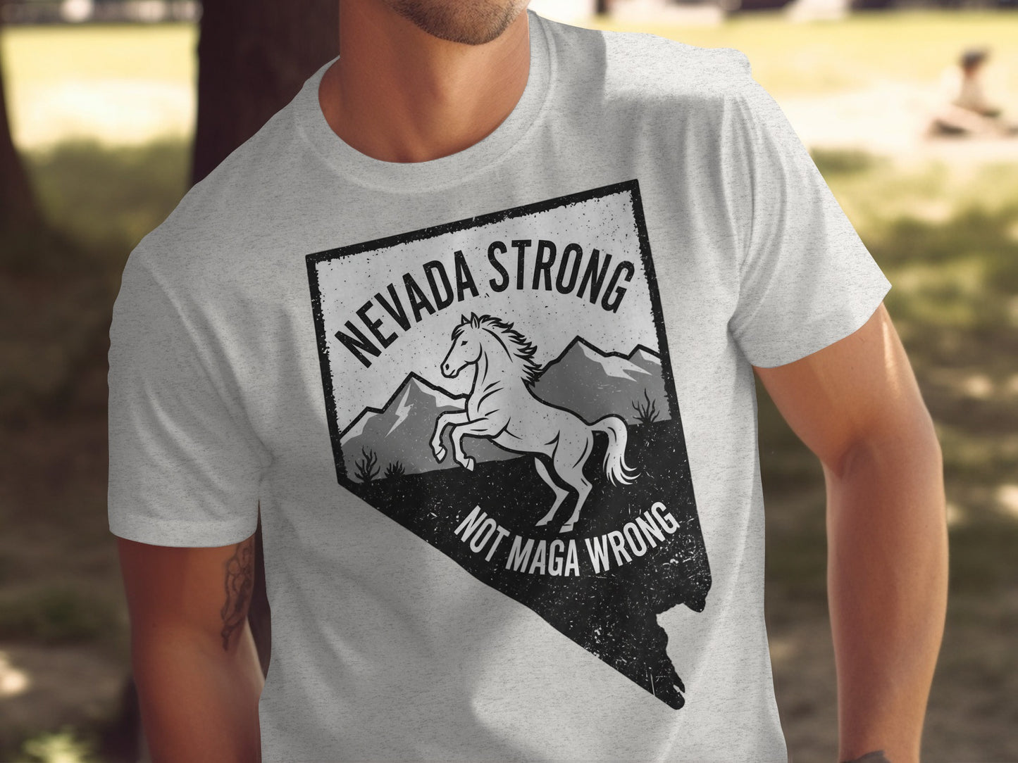 Nevada Strong Not Maga Wrong Graphic T-Shirt product type