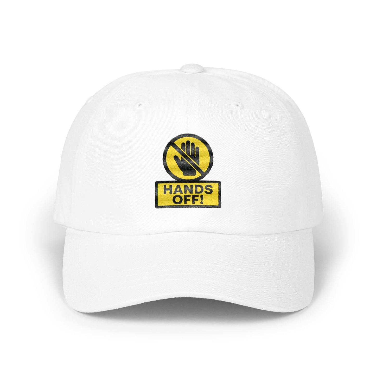 Hands Off Statement Cap Embroidered Hat product type