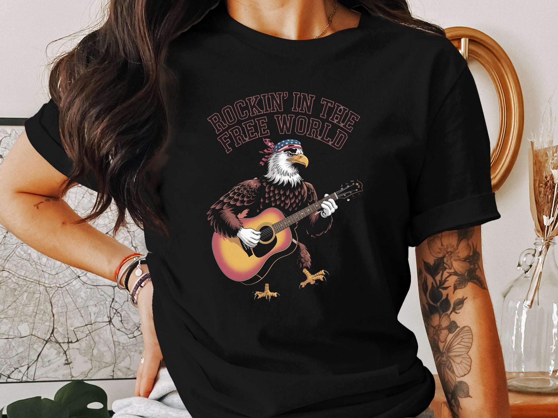 Rockin' In The Free World Graphic Tee product