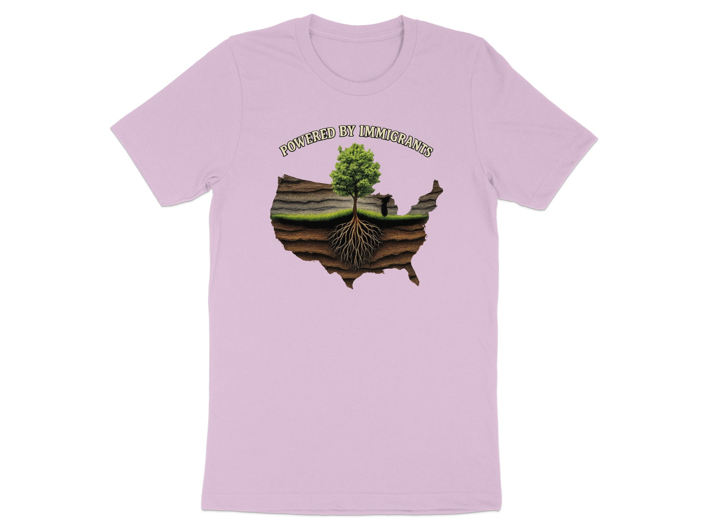 Powered By Immigrants Graphic Tee product