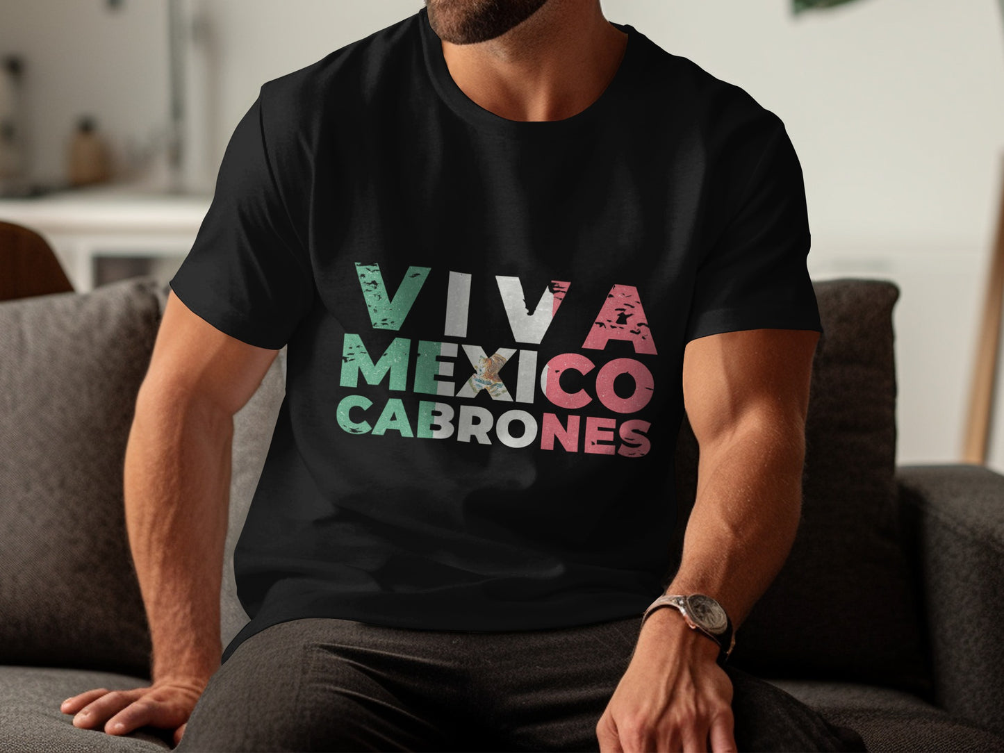 Viva Mexico Cabrones Graphic Tee product