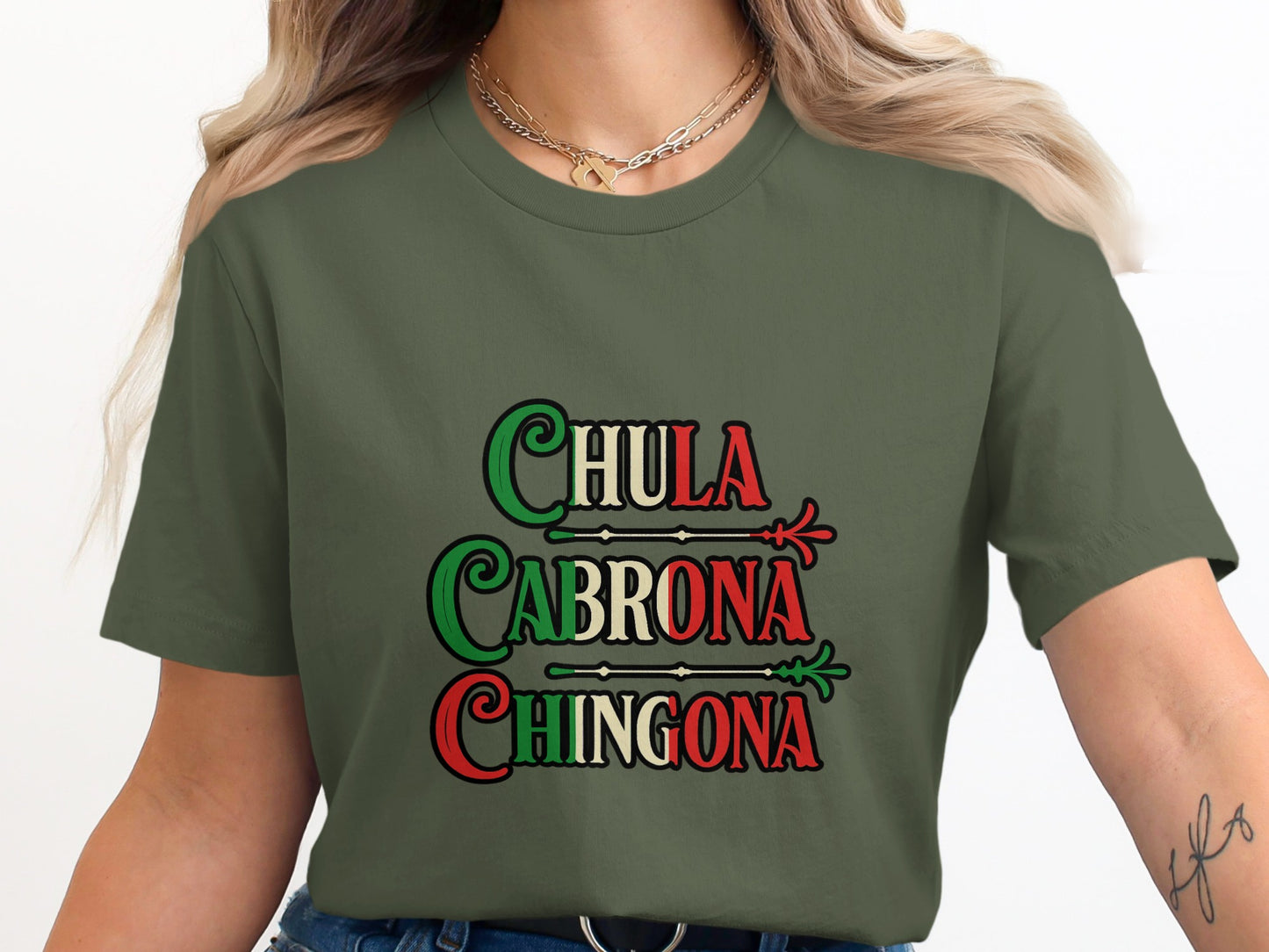 Chula Cabrona Chingona Graphic Tee Shirt product type