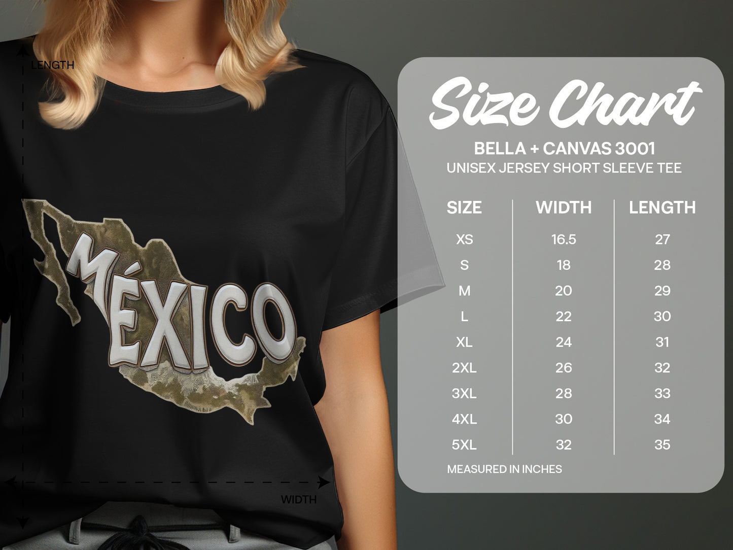 Mexico Map Themed Black Short Sleeve Tee product