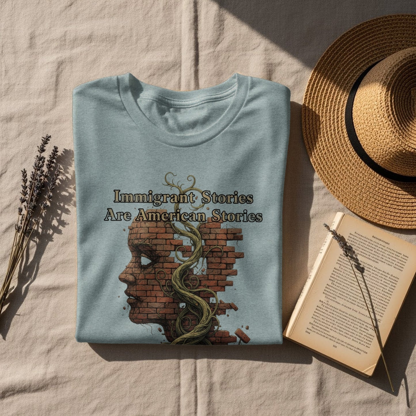 Immigrant Stories Are American Stories graphic product