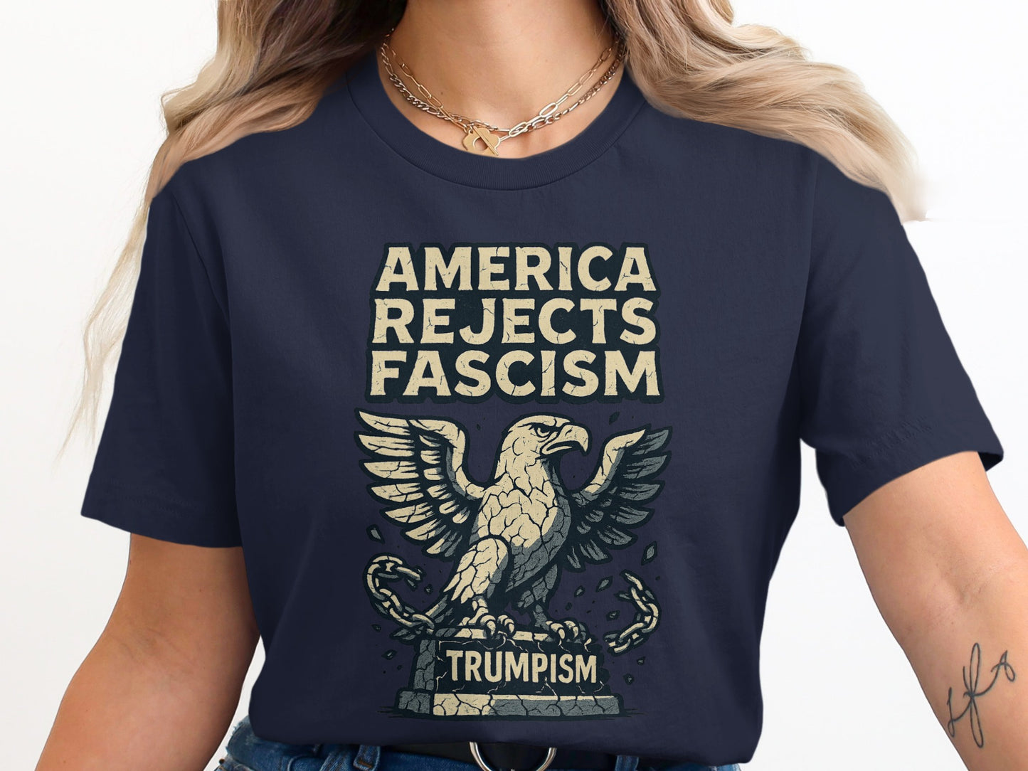 America Rejects Fascism Trumpism T-Shirt Product
