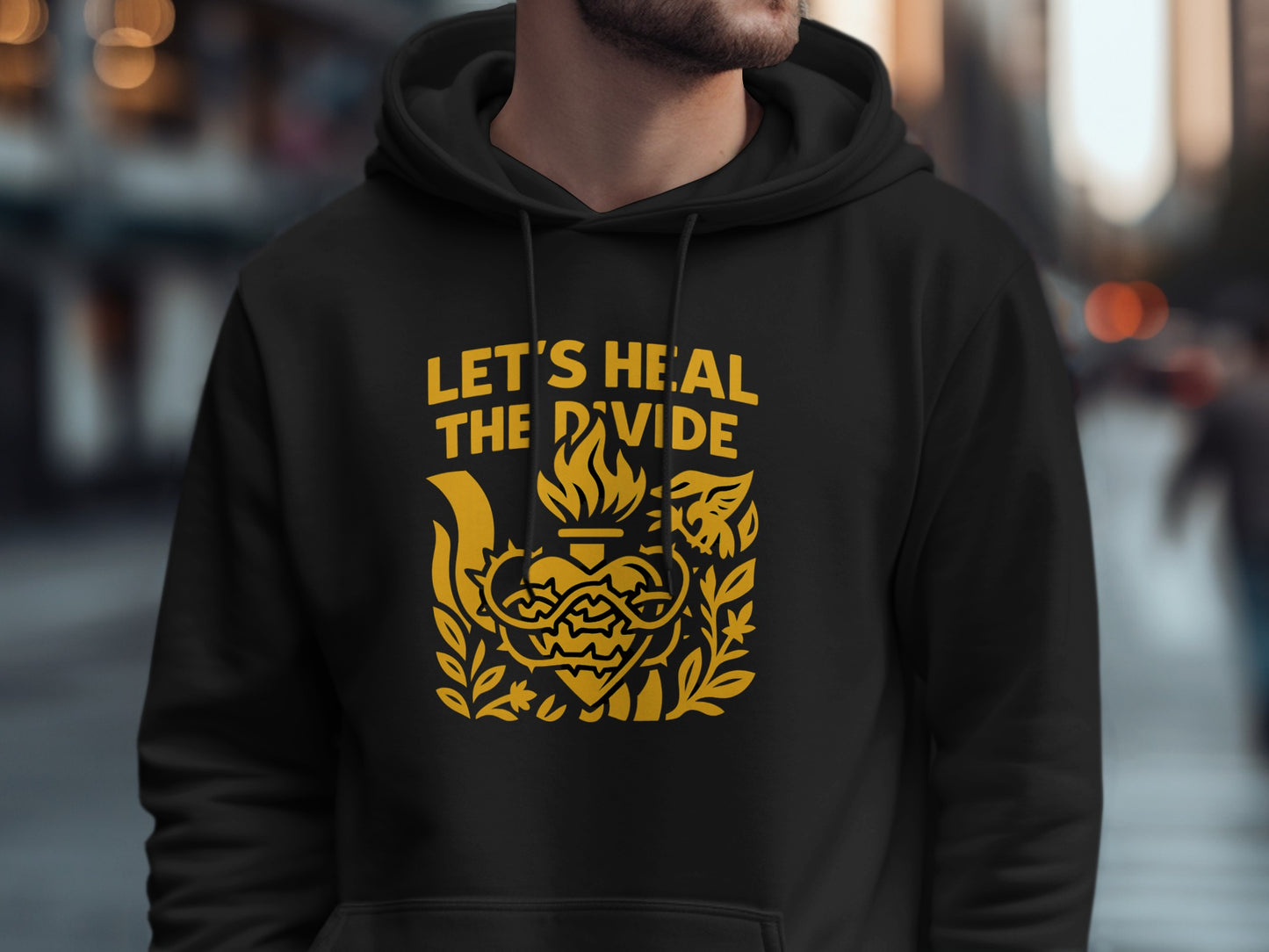 Let's Heal The Divide Graphic Hoodie product