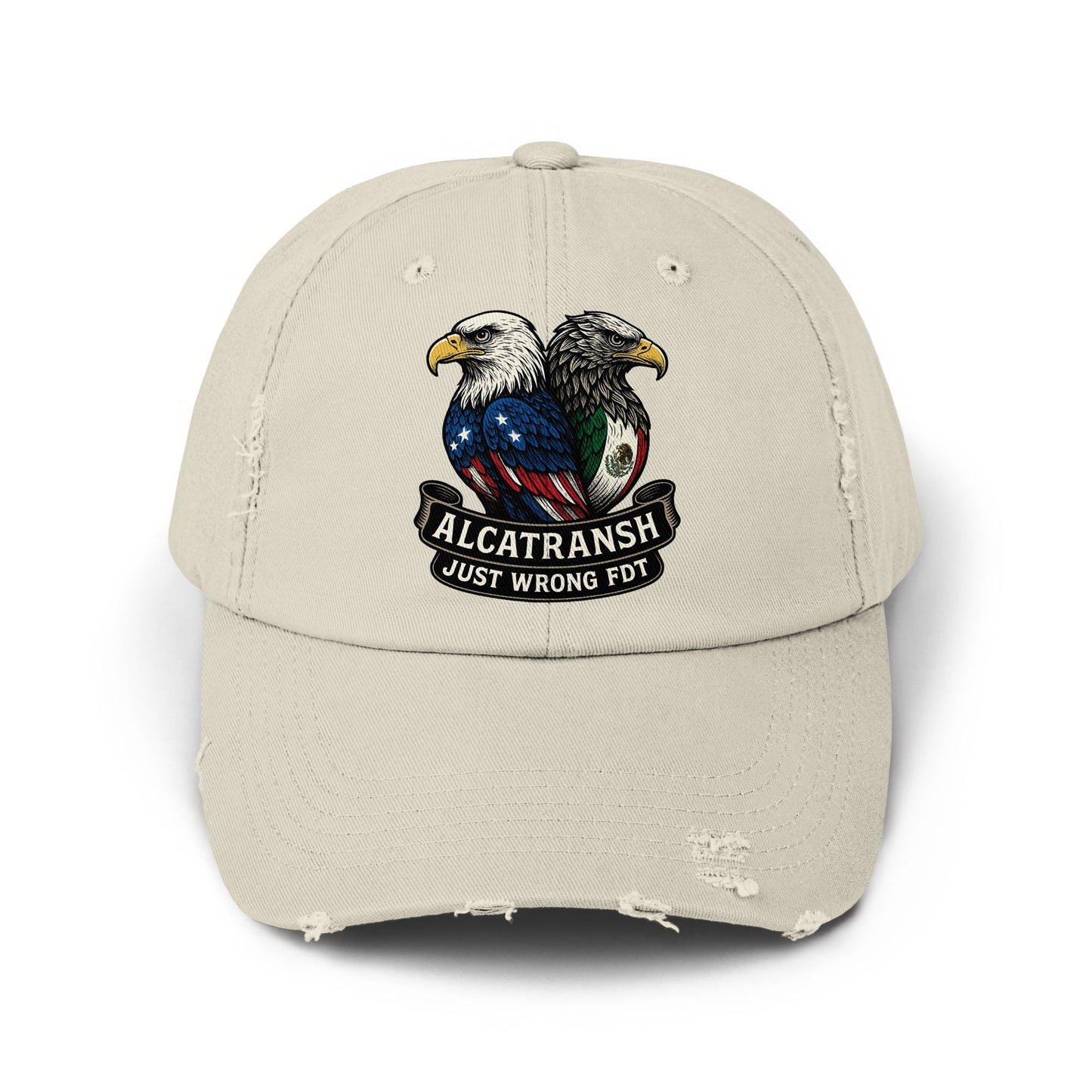 Alcatransh Just Wrong FDT Eagles Embroidered Hat product