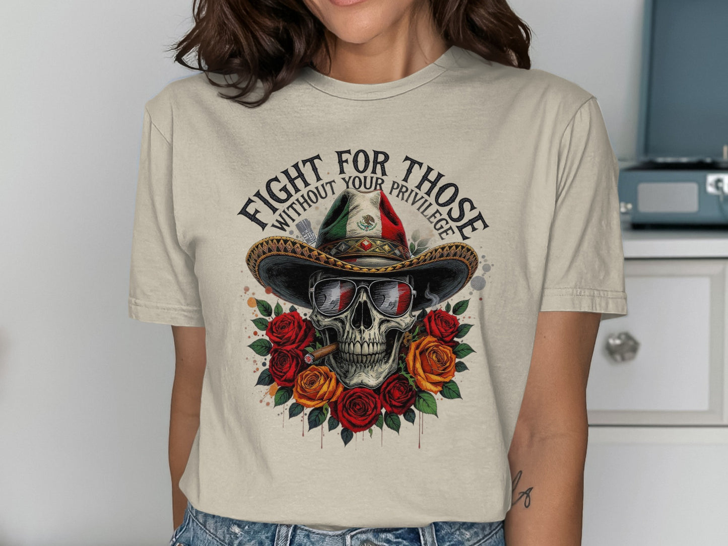 Fight For Those Without Privilege Graphic T-shirt product type