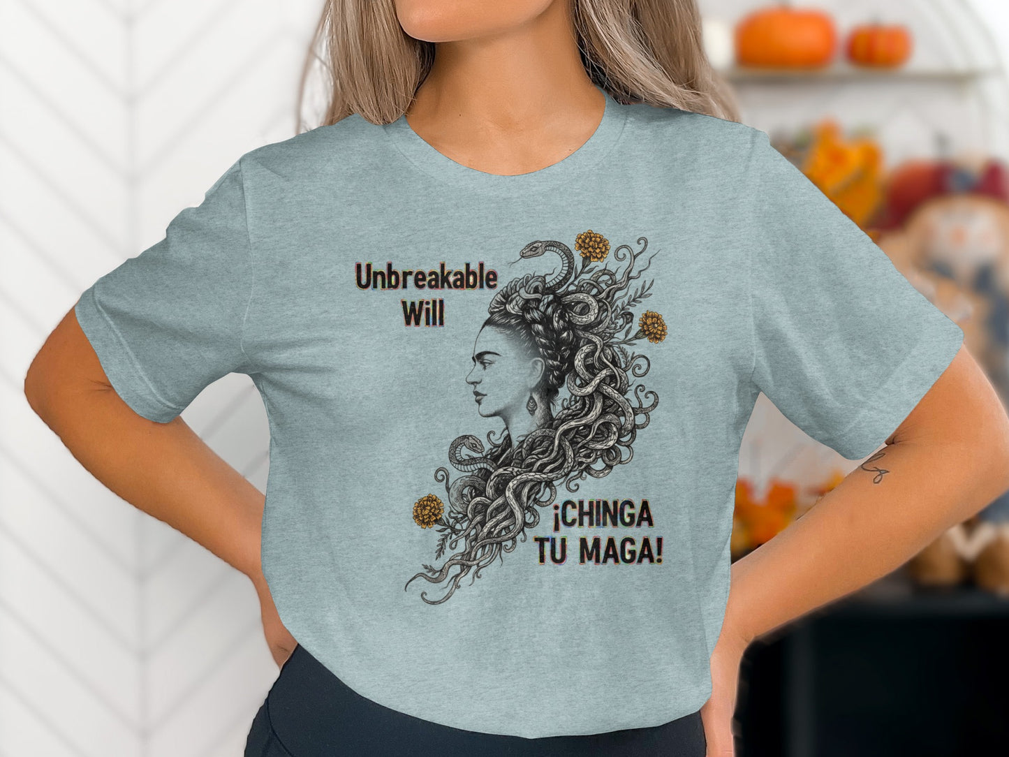 Unbreakable Will Chinga Tu Maga Design T-shirt product
