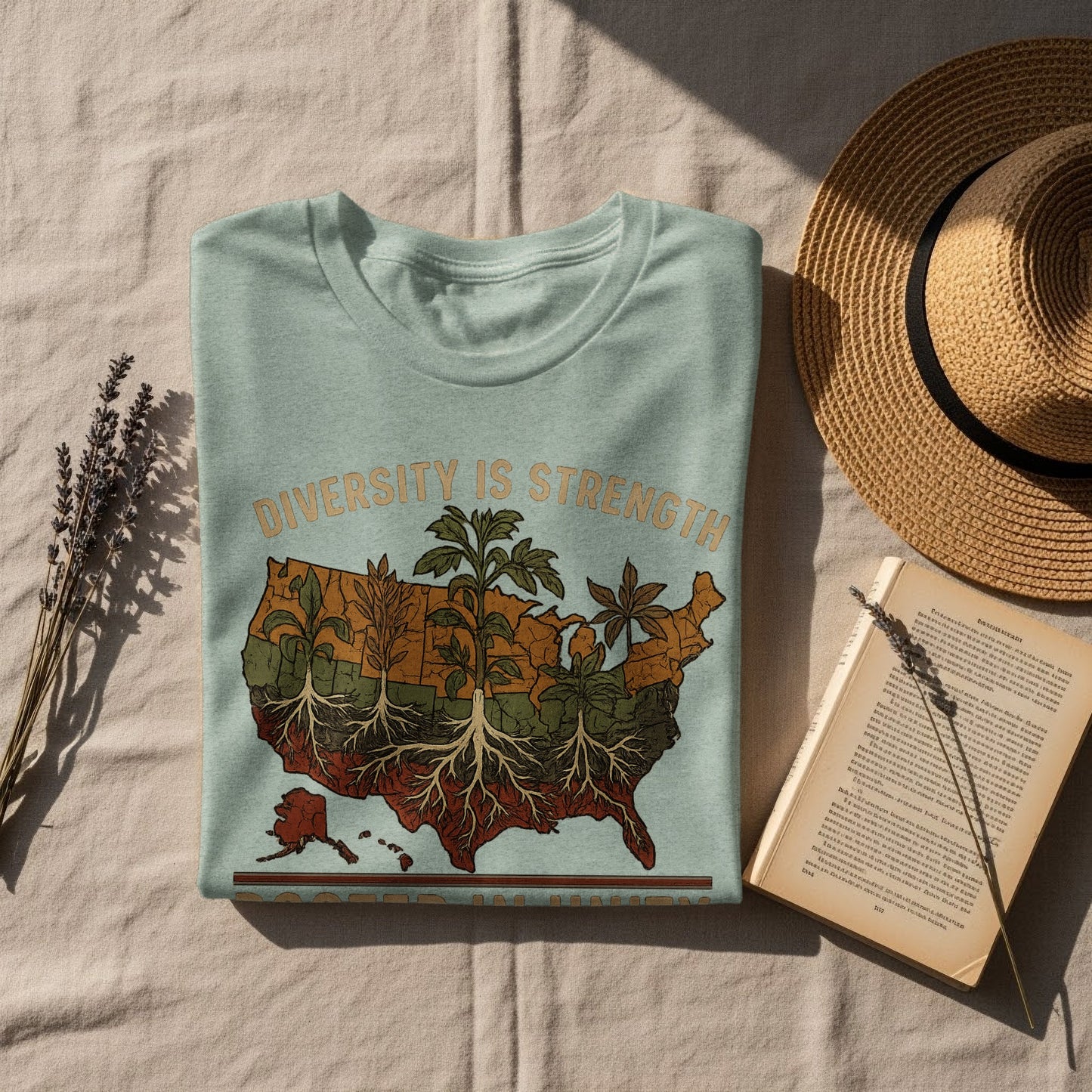Diversity Is Strength Graphic Unisex Tee product