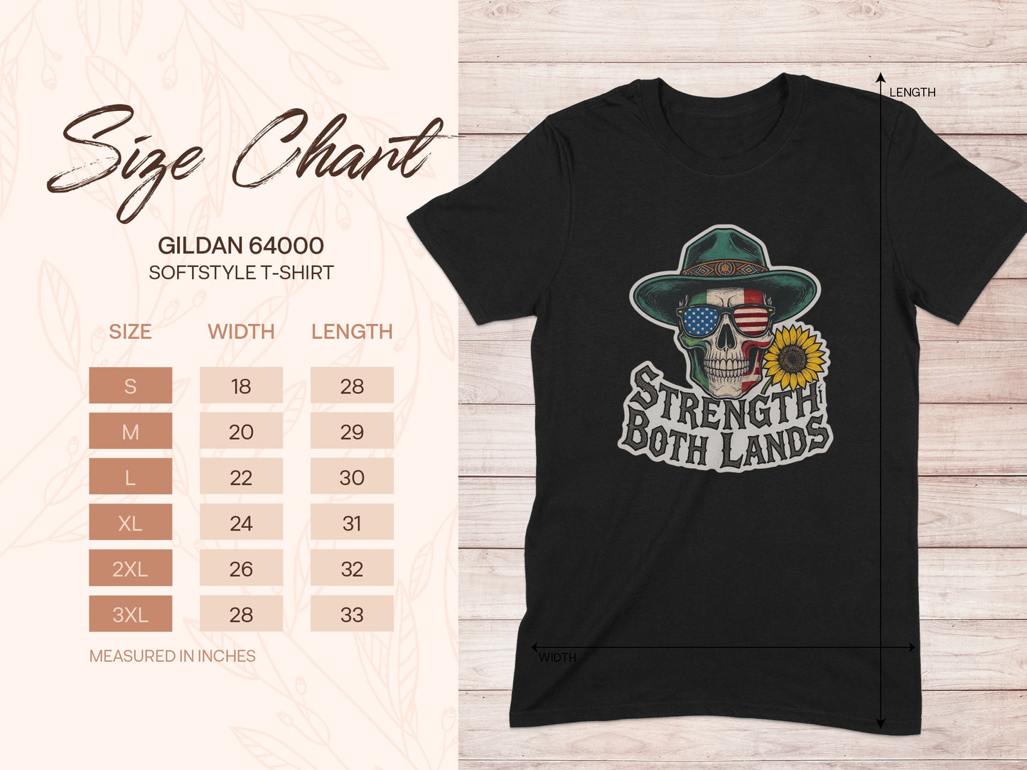 Strength Both Lands Graphic Print T-Shirt product
