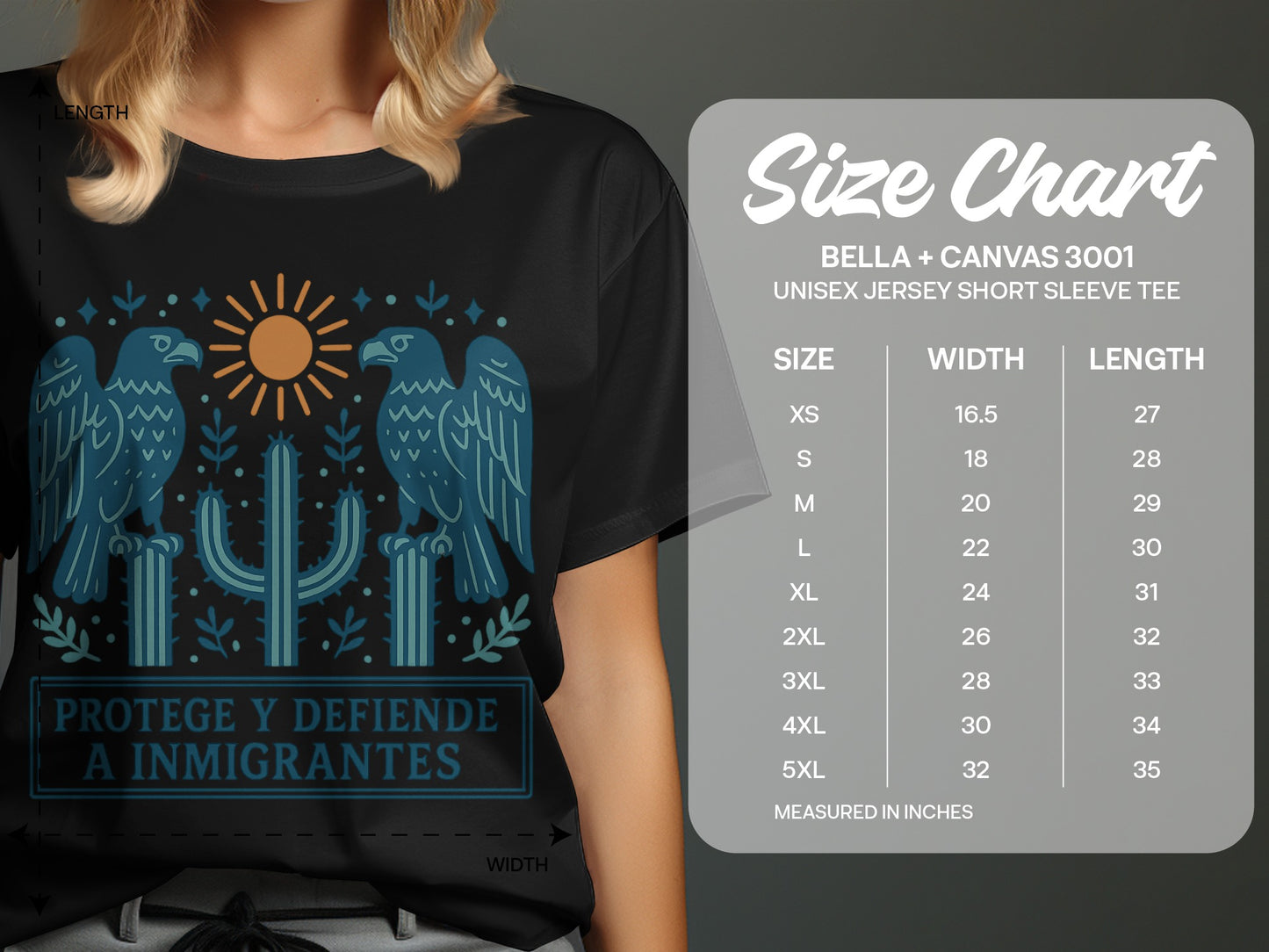 Eagle and Cactus Graphic Unisex Jersey Short Sleeve product