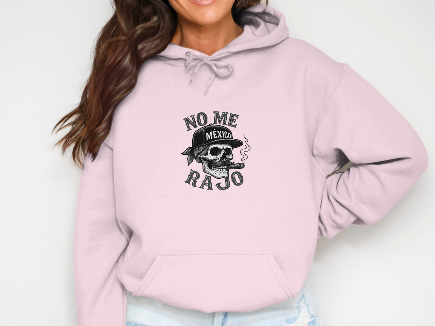 No Me Rajo Mexico Skull Graphic Hoodie product