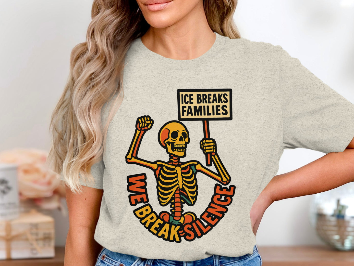 Ice Breaks Families We Break Silence T-shirt product type