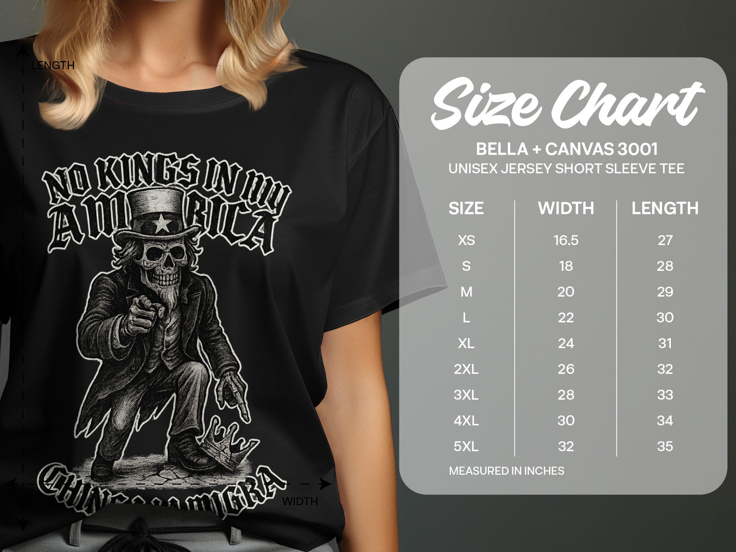 No Kings In My America Chill Unisex Tee product