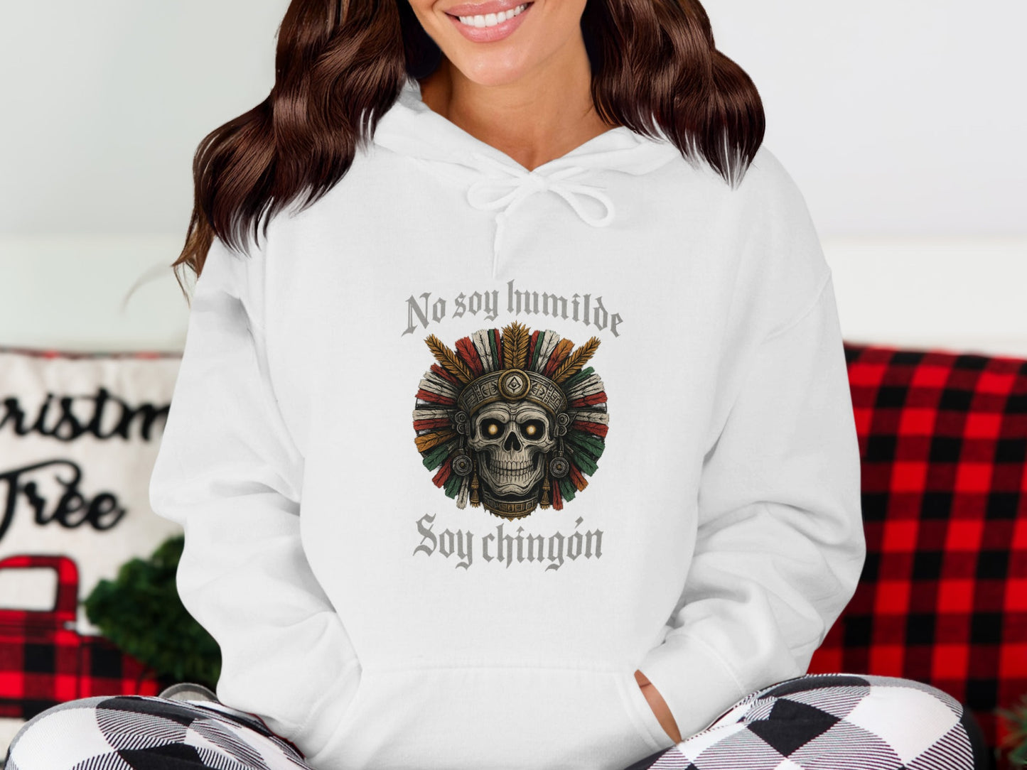 No Soy Humilde Soy Chingon Skull Hoodie product