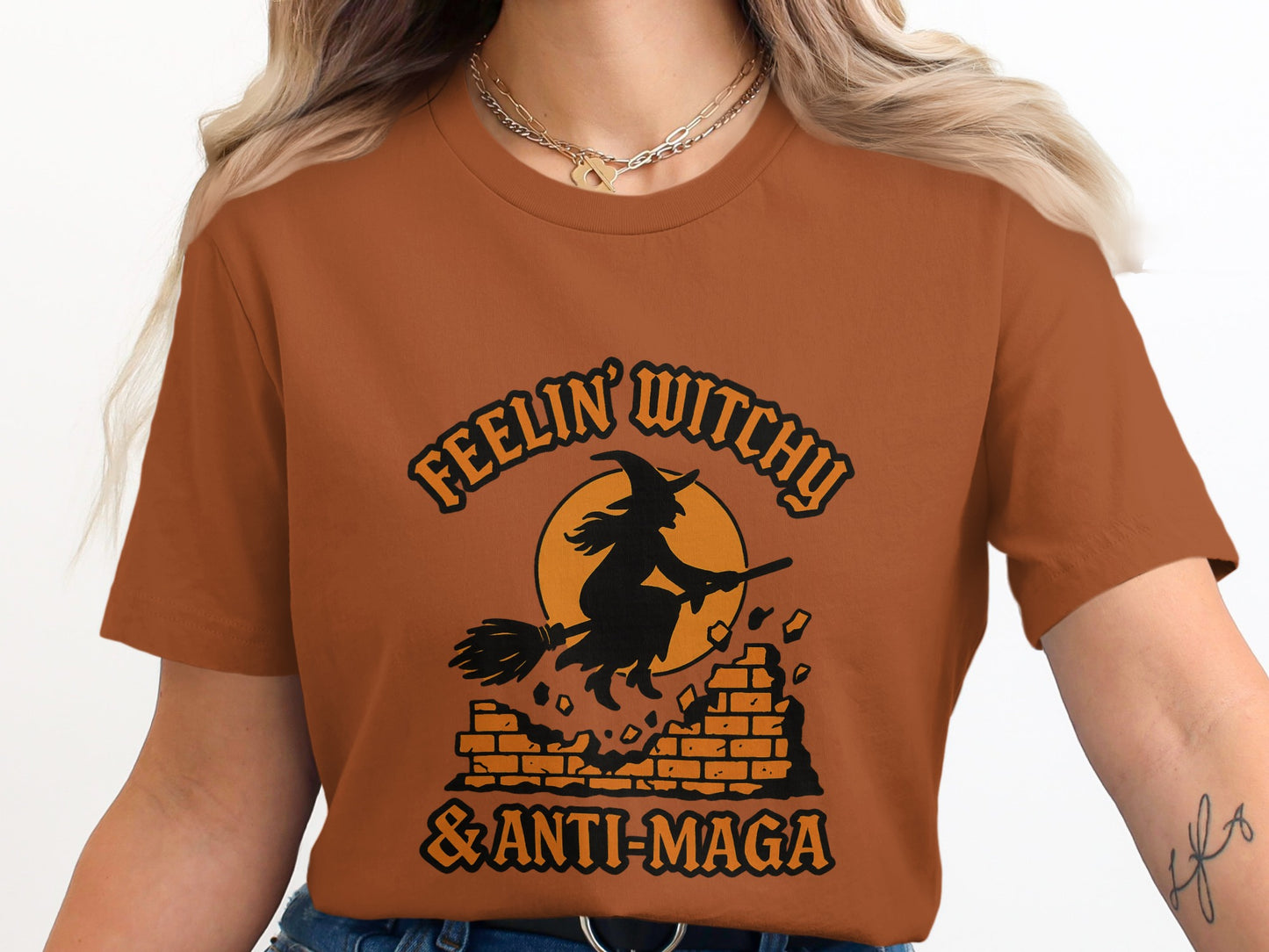 Feelin' Witchy Anti-Maga Graphic Tee Shirt product type
