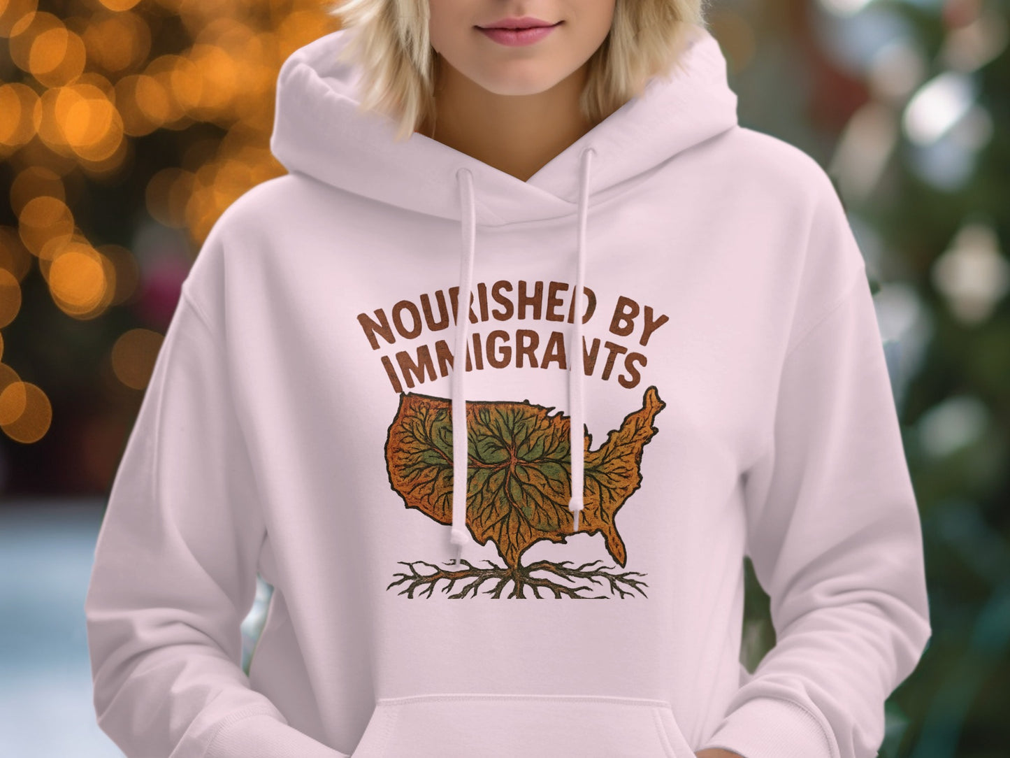 Nourished by Immigrants Graphic Hoodie product type