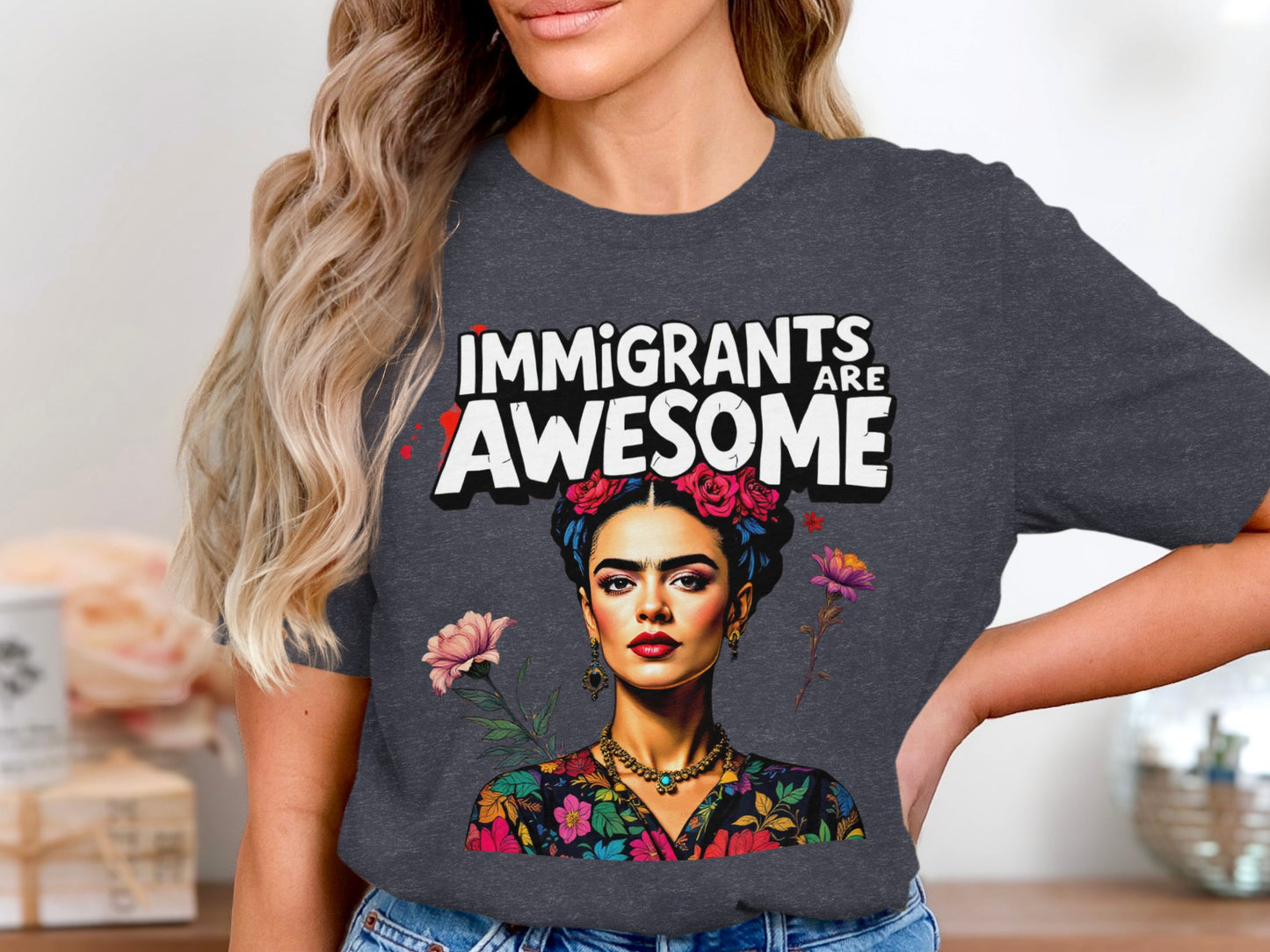 Immigrants Are Awesome Graphic T-shirt product type