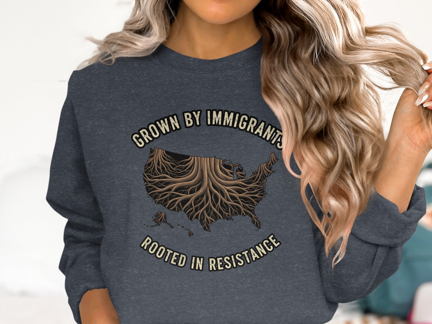 Grown by Immigrants Rooted in Resistance product type