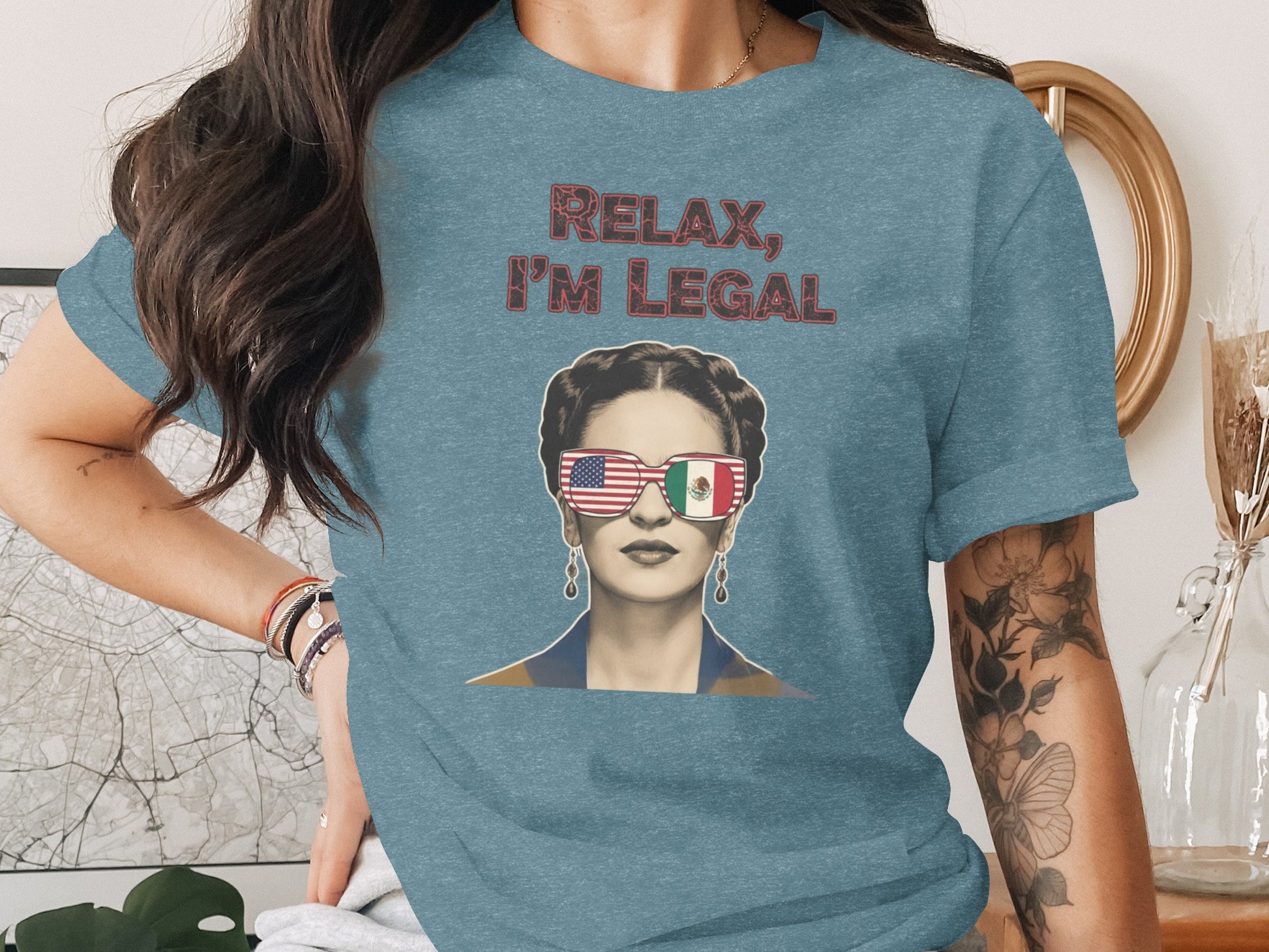 Relax I'm Legal Graphic T-Shirt Funny Apparel product type