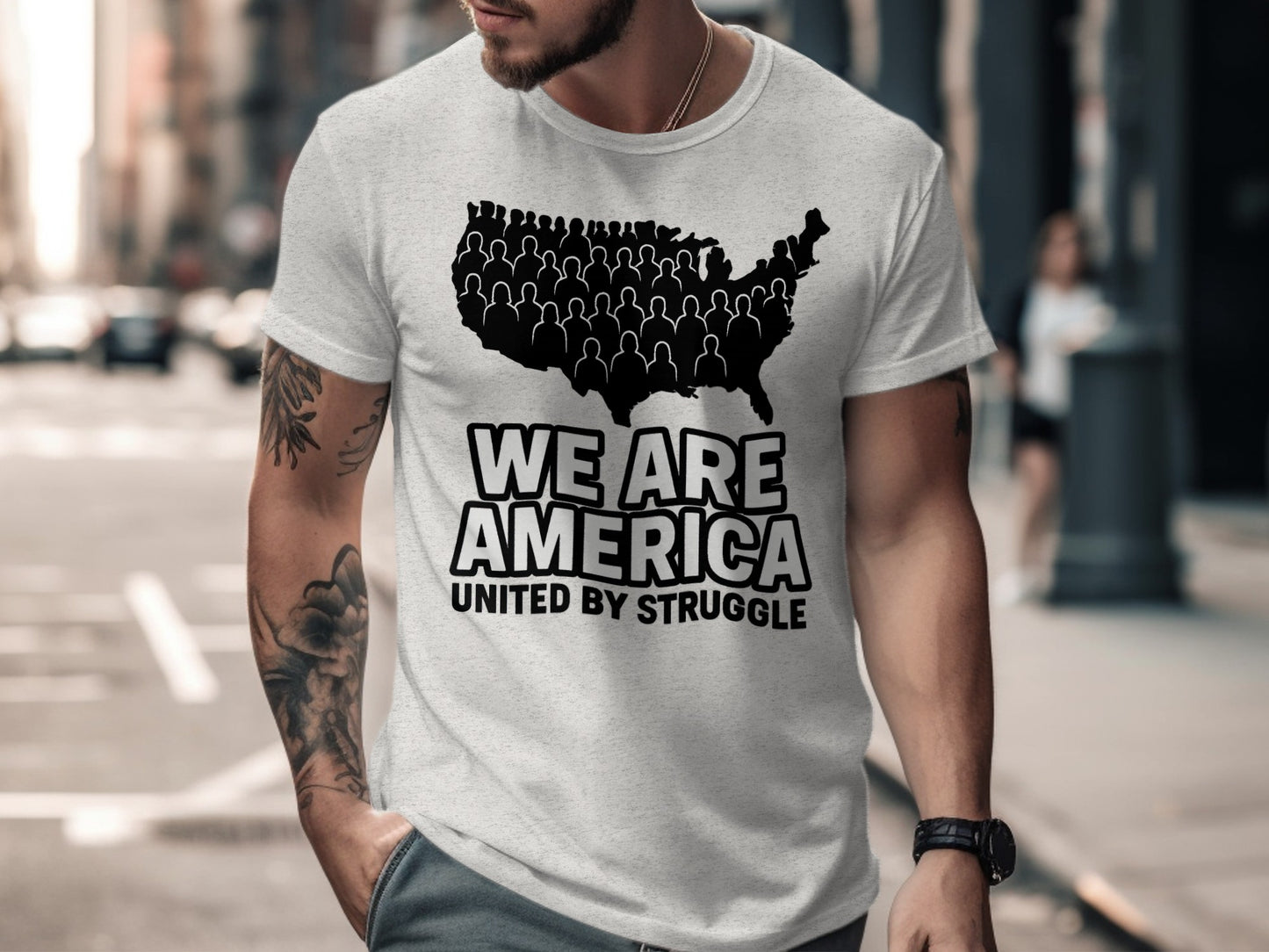 We Are America United By Struggle Graphic T-shirt product