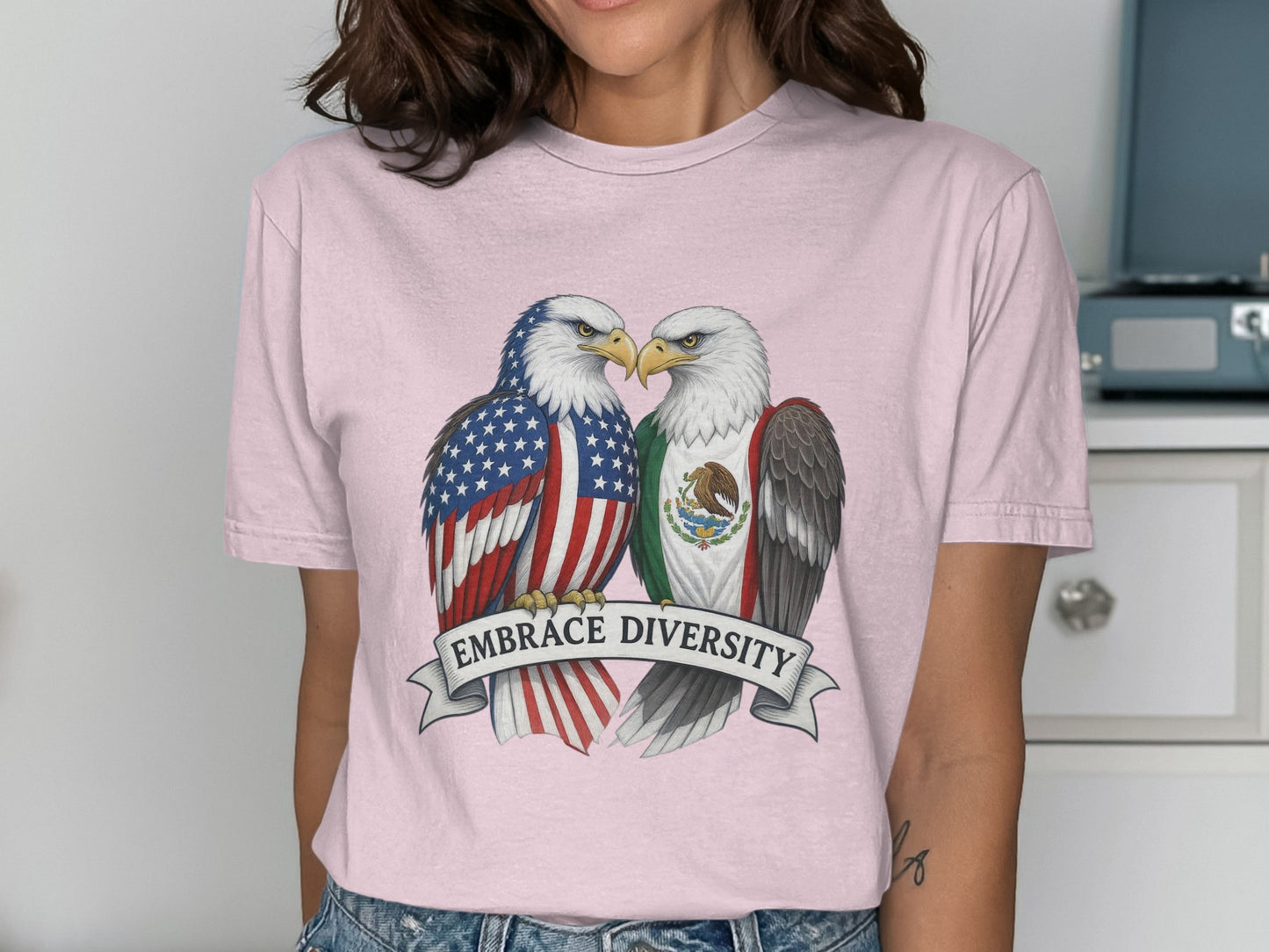 Embrace Diversity Graphic Tee Ideal for Casual Product