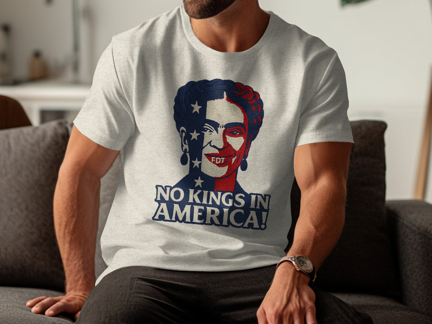 No Kings In America Graphic T-Shirt Product