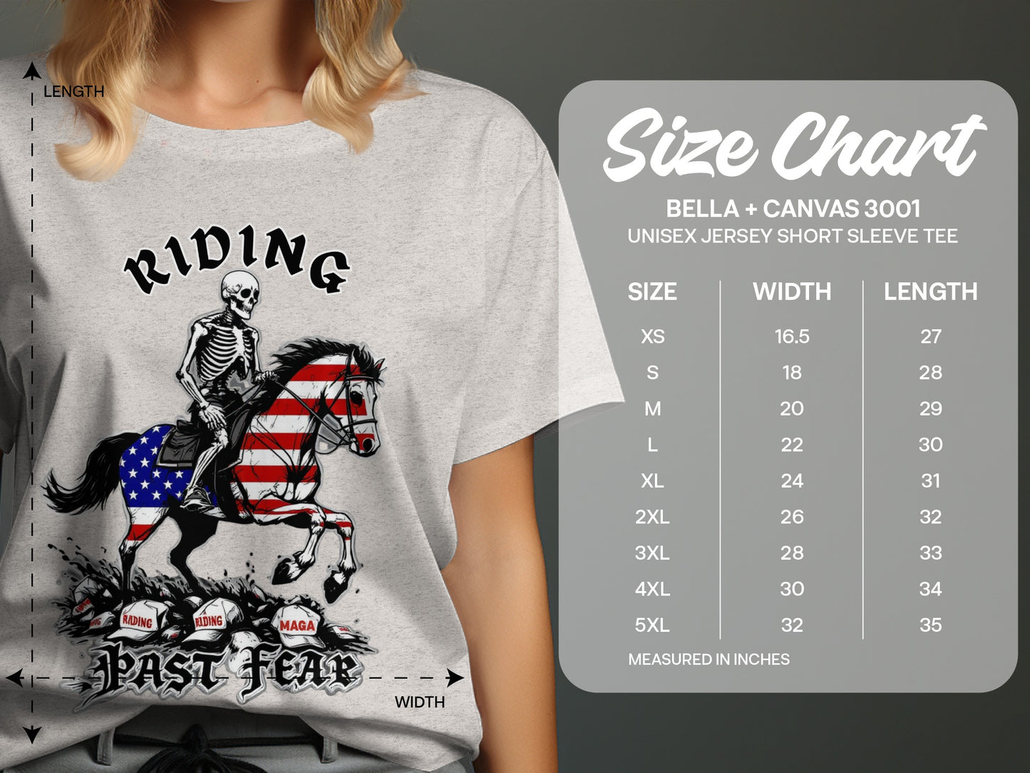 Riding Past Fear Graphic Shirt product