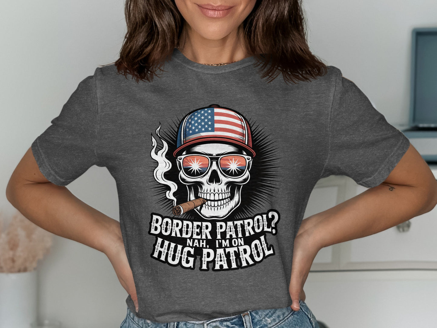 Border Patrol Nah I'm On Hug Patrol T-shirt product