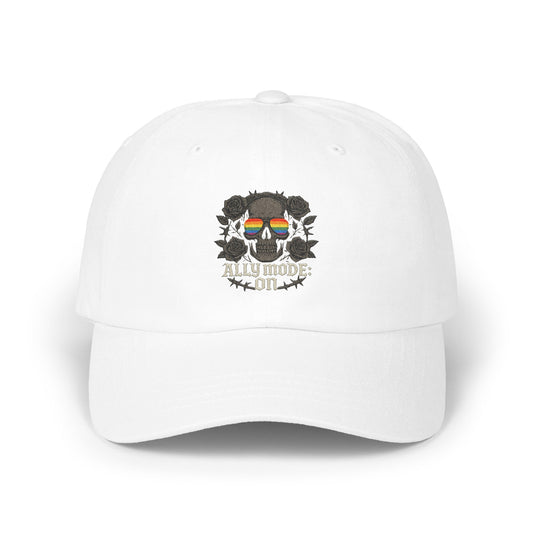 Ally Mode On Skull and Roses Design Hat product
