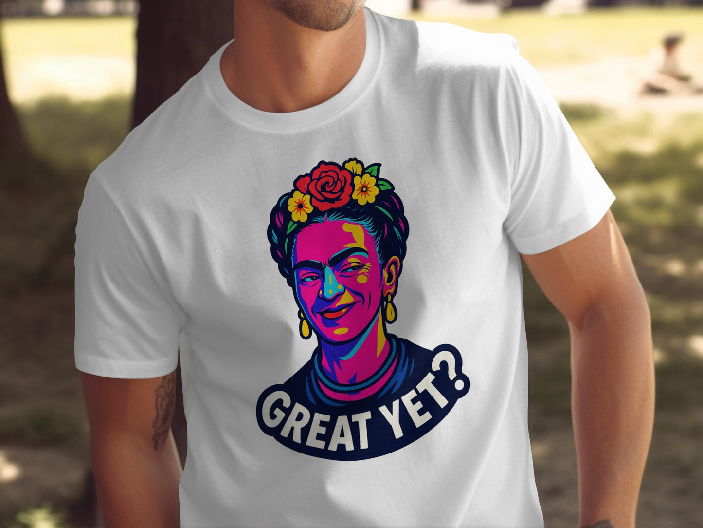 Colorful Artistic Great Yet Design T-Shirt Product