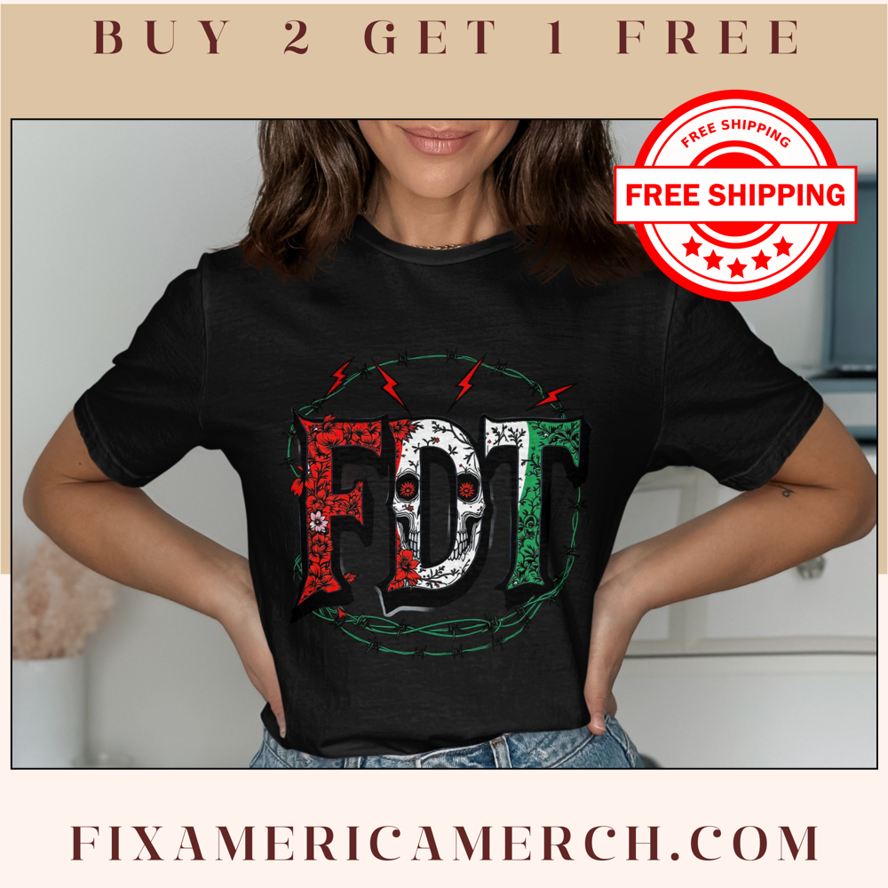 FDT Graphic T-Shirt with Bold Patriotic Design product