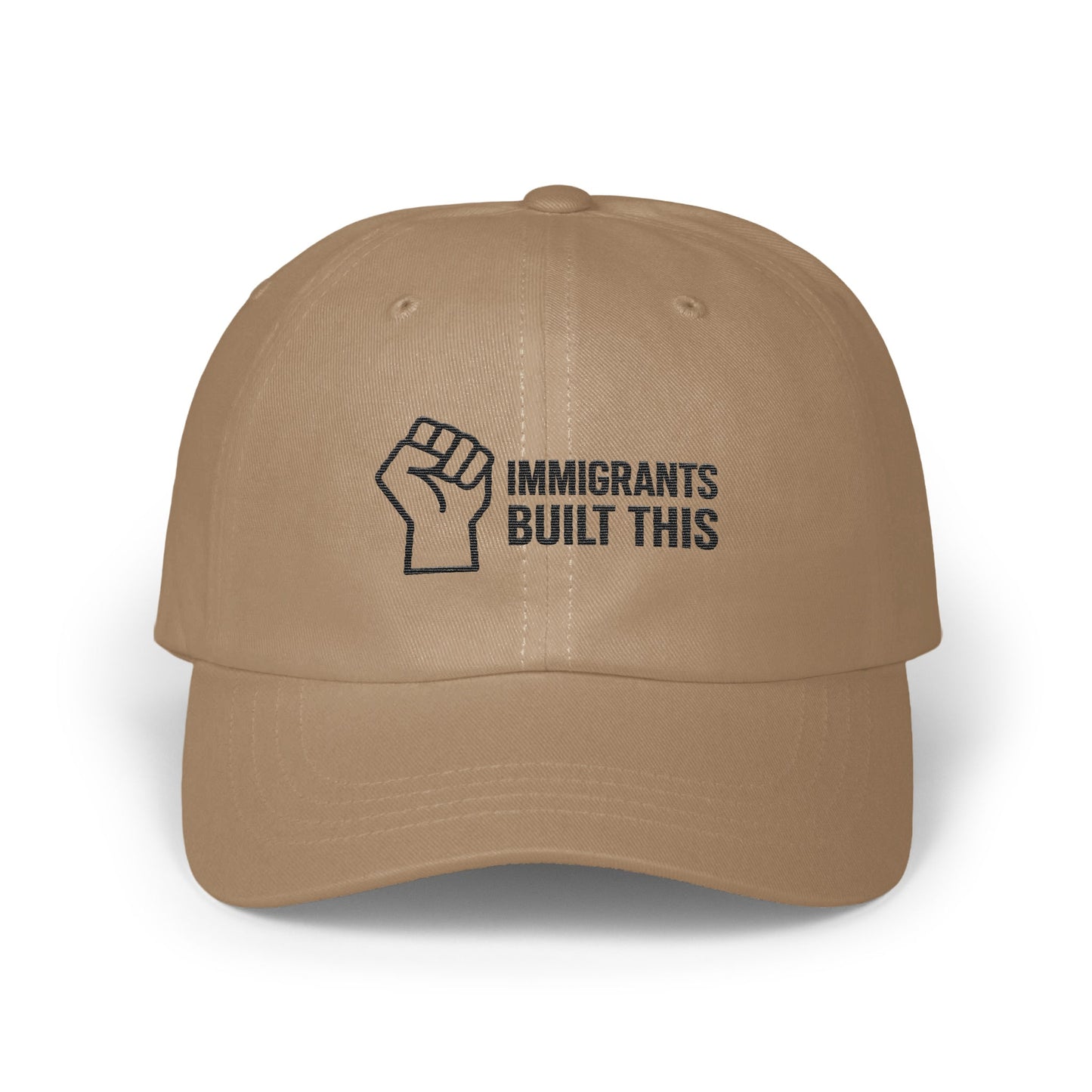 Immigrants Built This Tan Casual Cap Hat Product