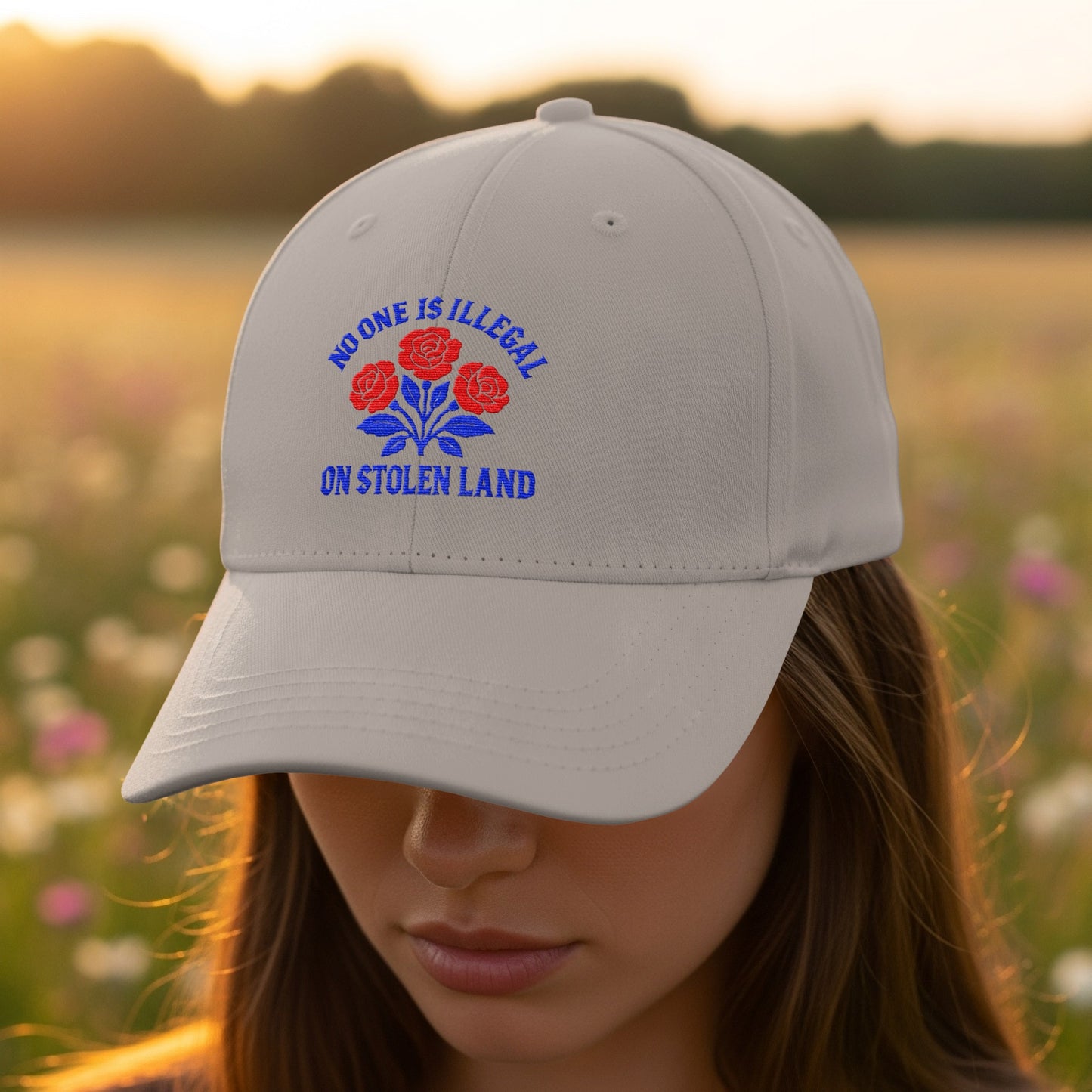 No One Is Illegal On Stolen Land Baseball Cap product
