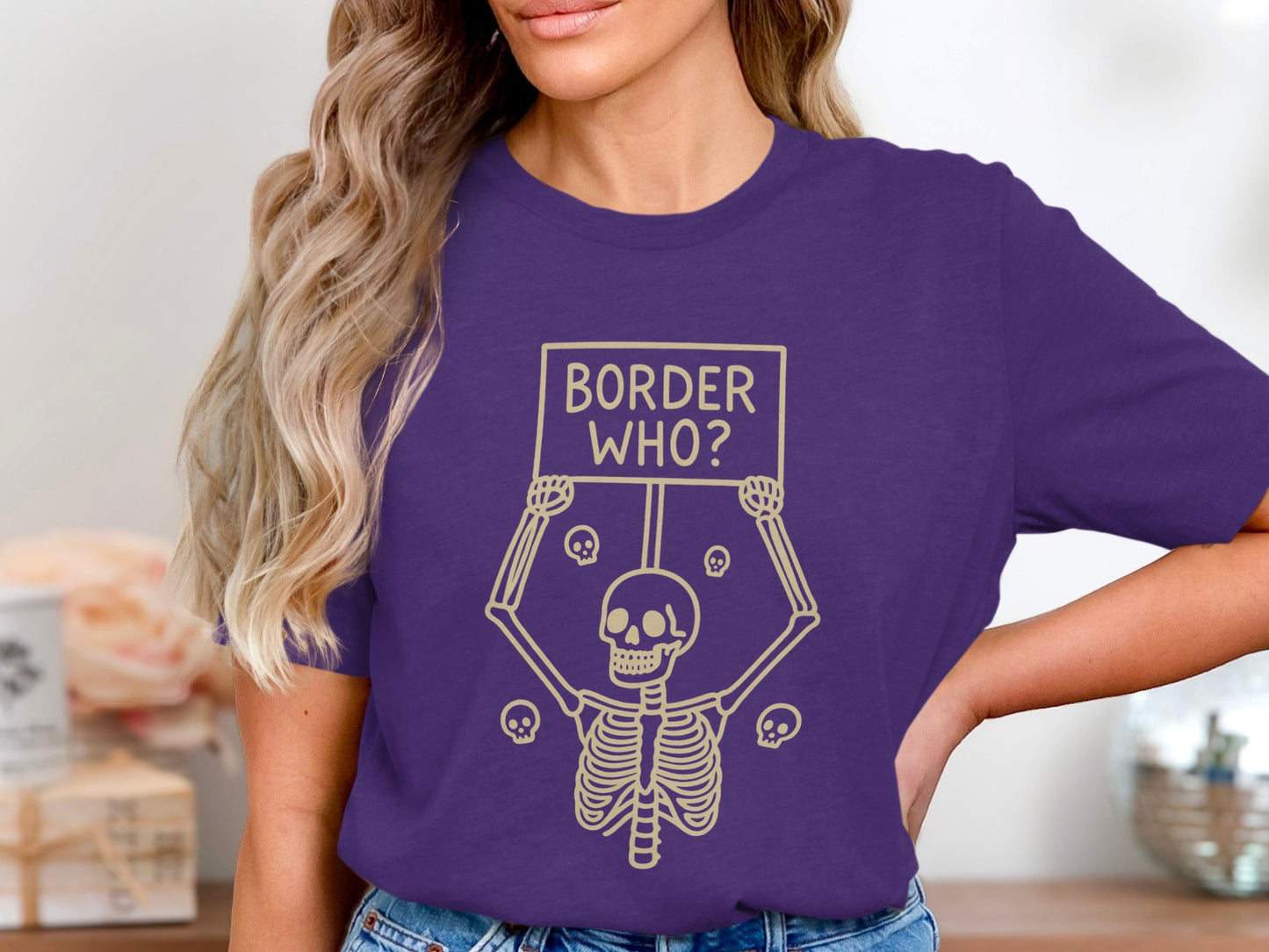 Border Who Graphic Tee Halloween Apparel product